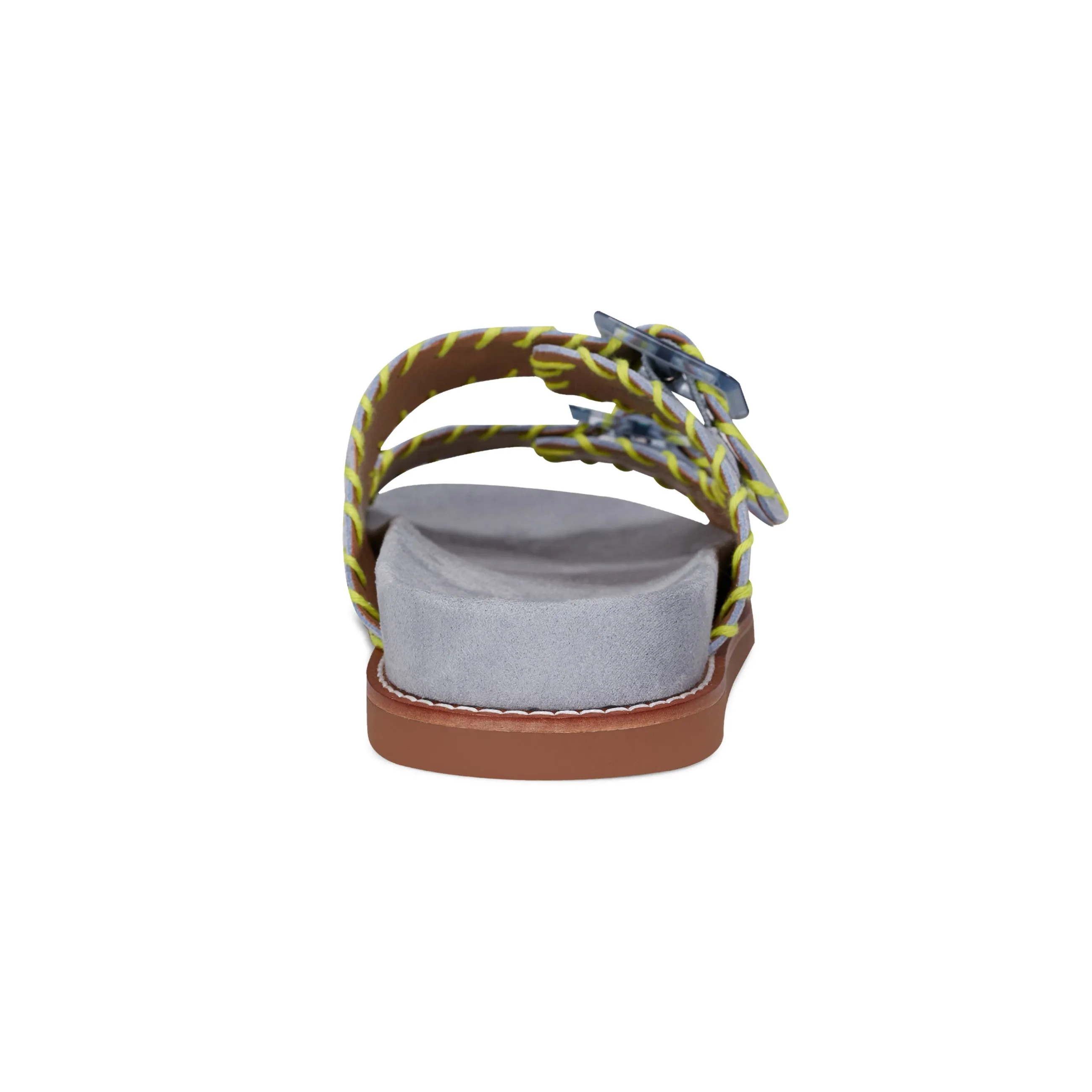 Fausto Rundspitze Freizeit Flache Riemchensandalen