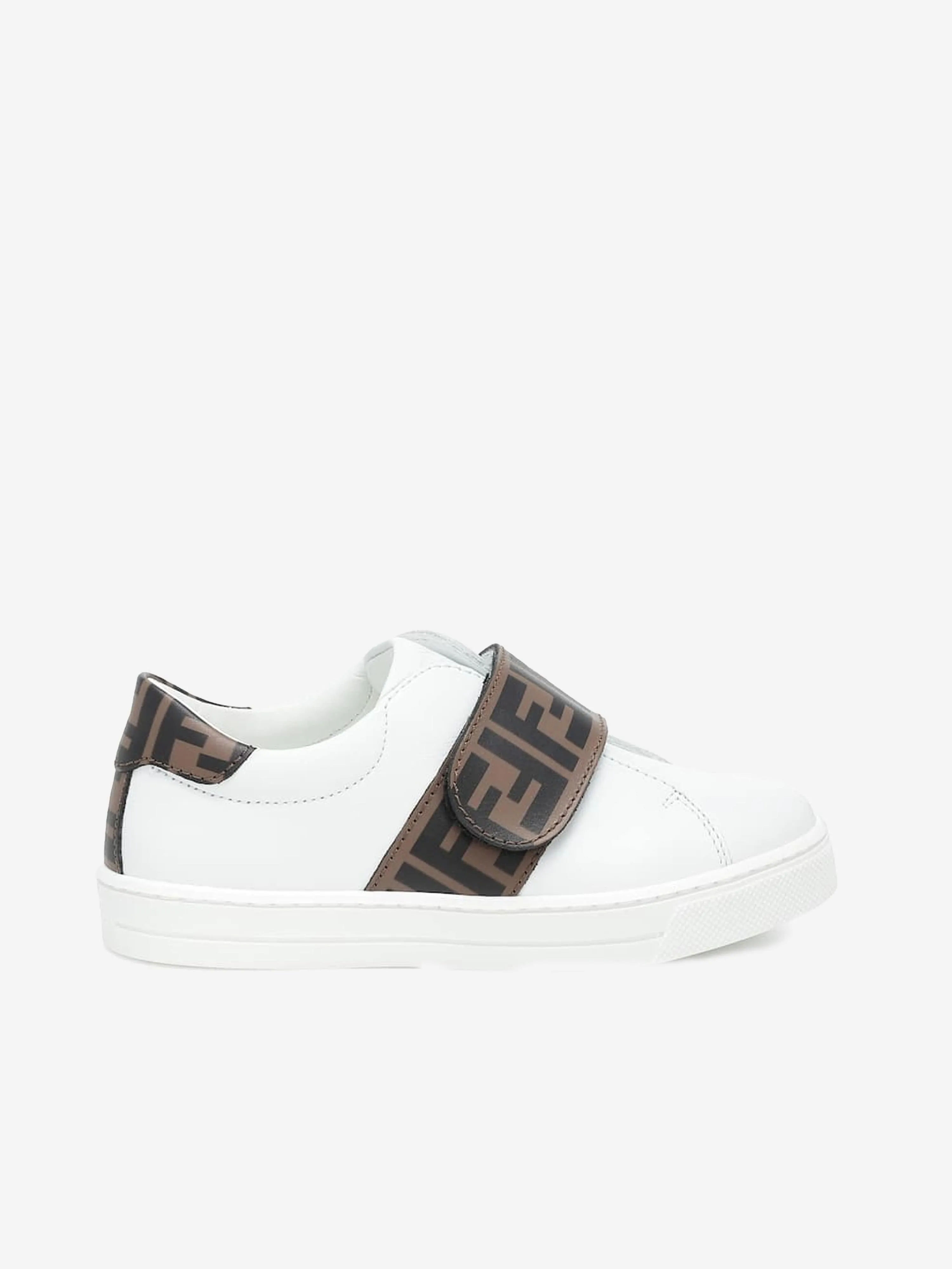 Fendi Fendi Leder FF Logo Riemchen Sneaker