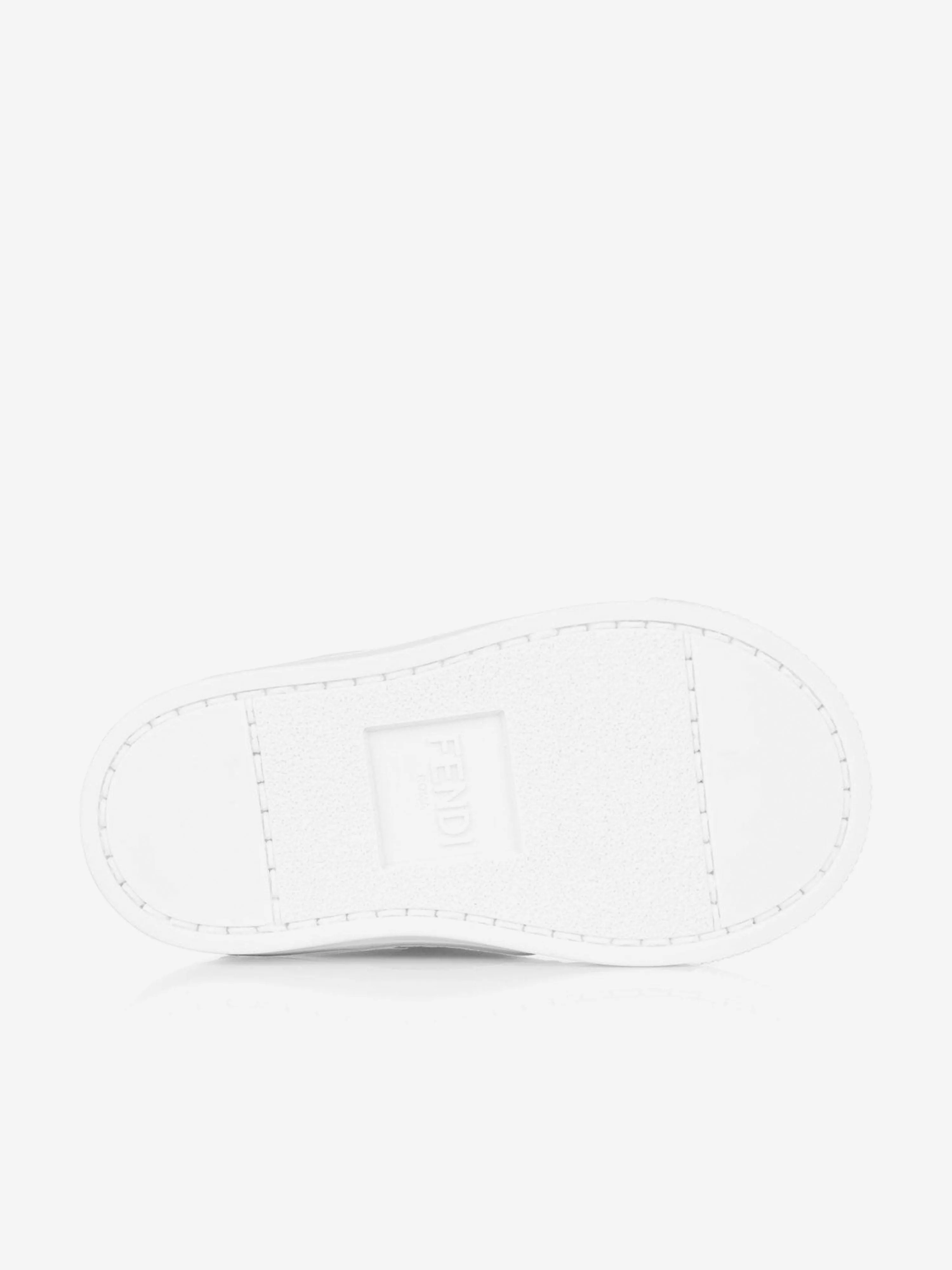 Fendi Fendi Leder FF Logo Riemchen Sneaker