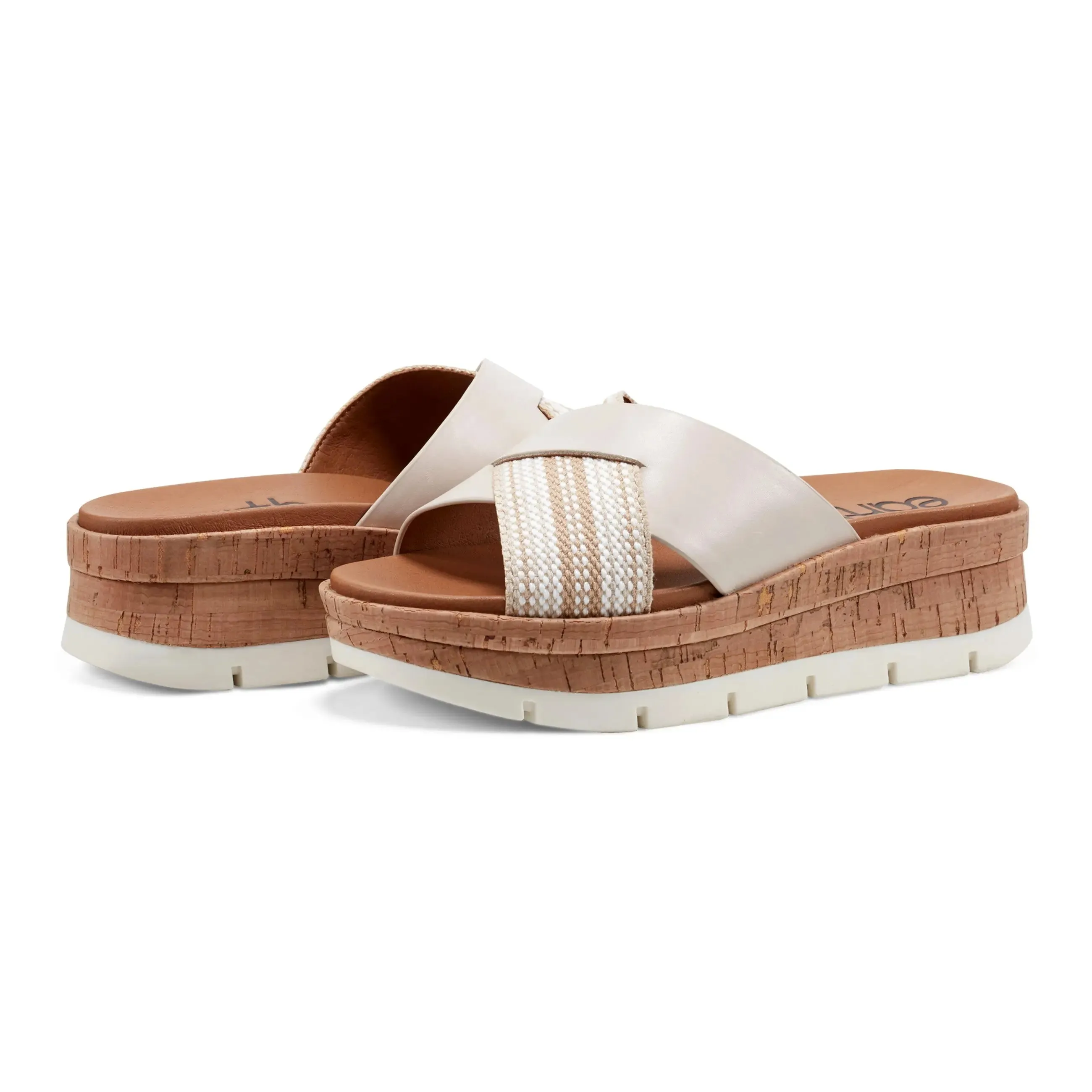 Finale Bequeme Slip-On Keilabsatz Plateausandalen