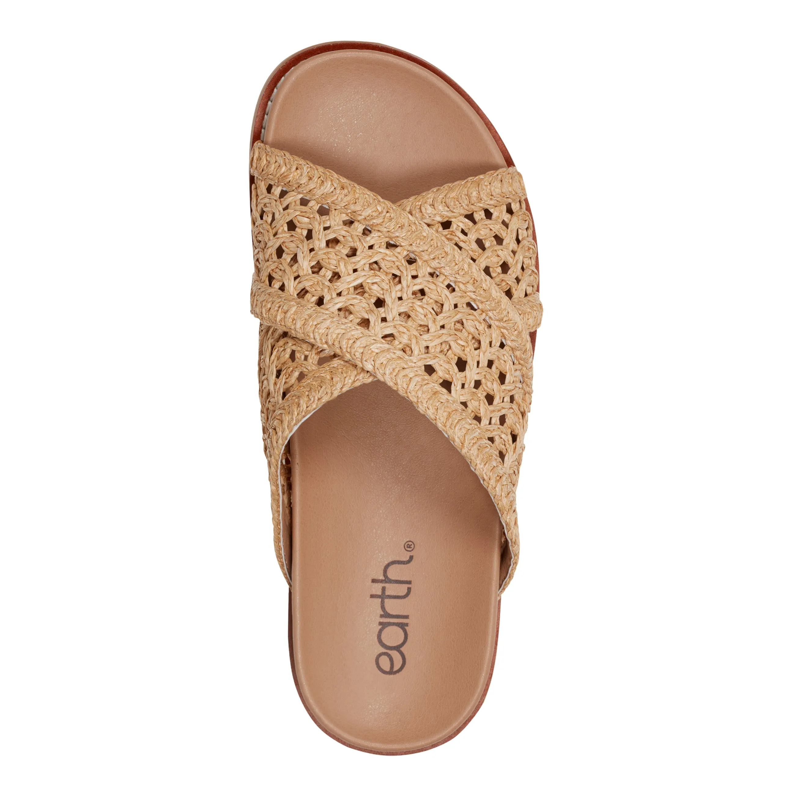 Flauschige Rundspitzen-Slip-On Flache Freizeitsandalen