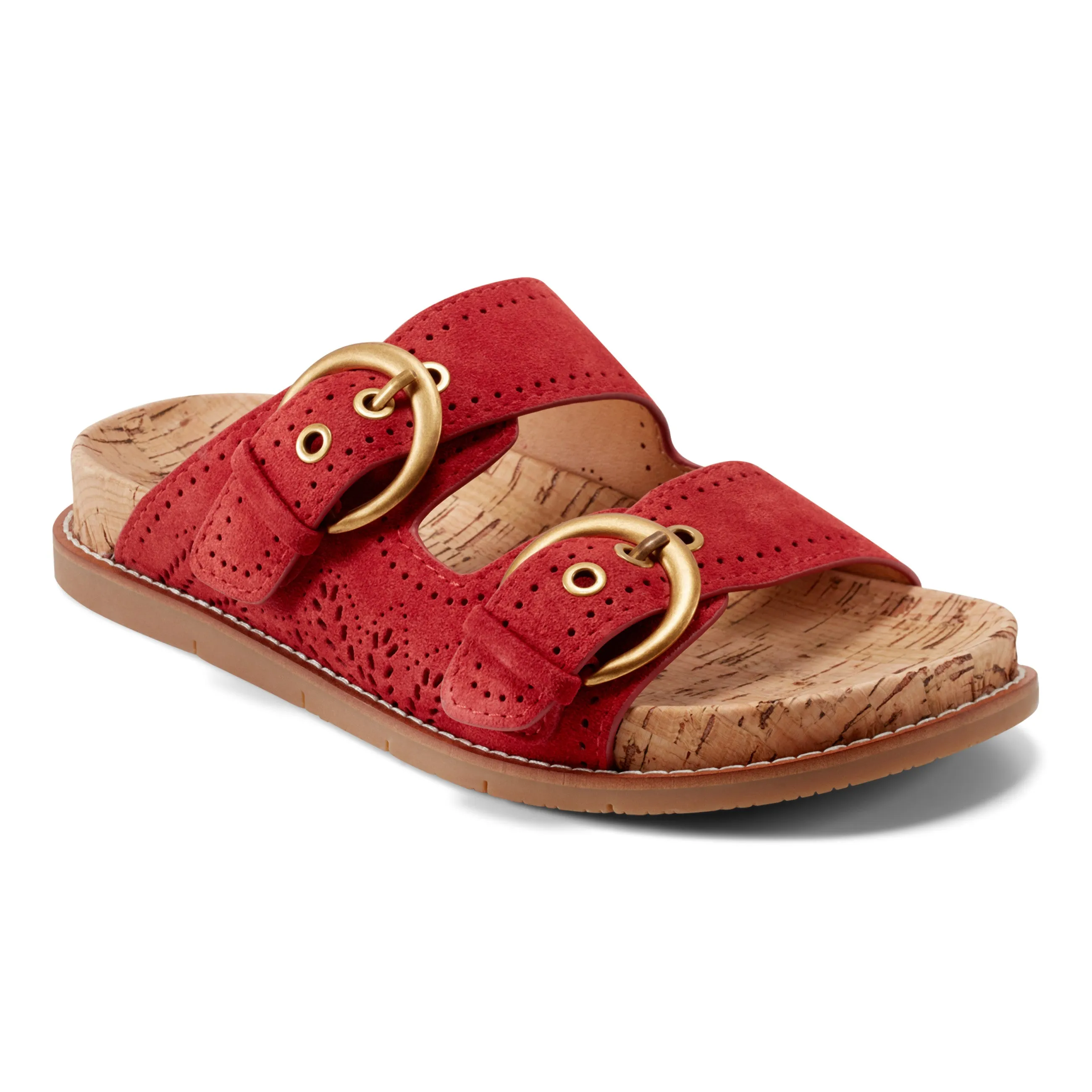 Francii Rundspitze Bequeme Schlupf-Flatsandalen