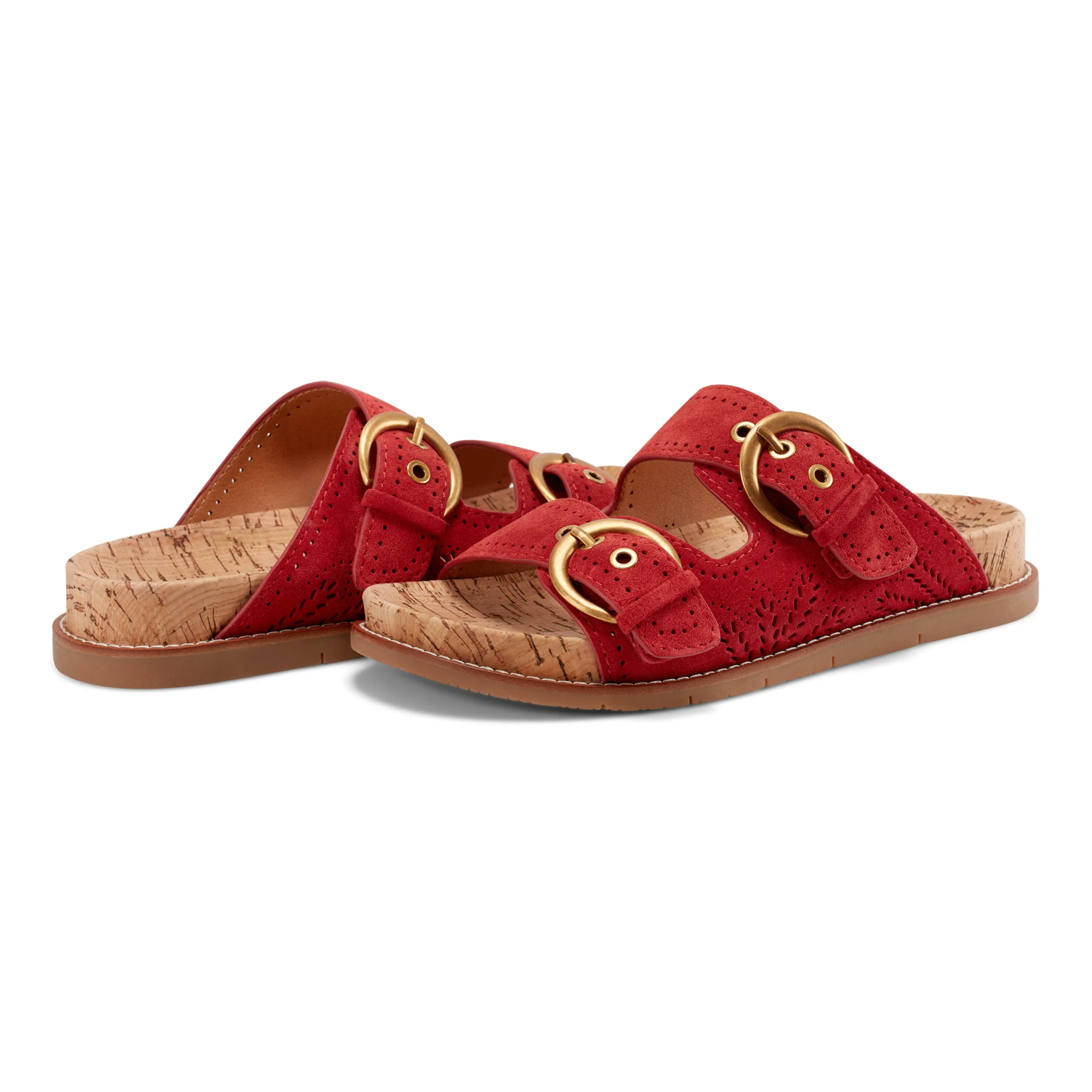 Francii Rundspitze Bequeme Schlupf-Flatsandalen