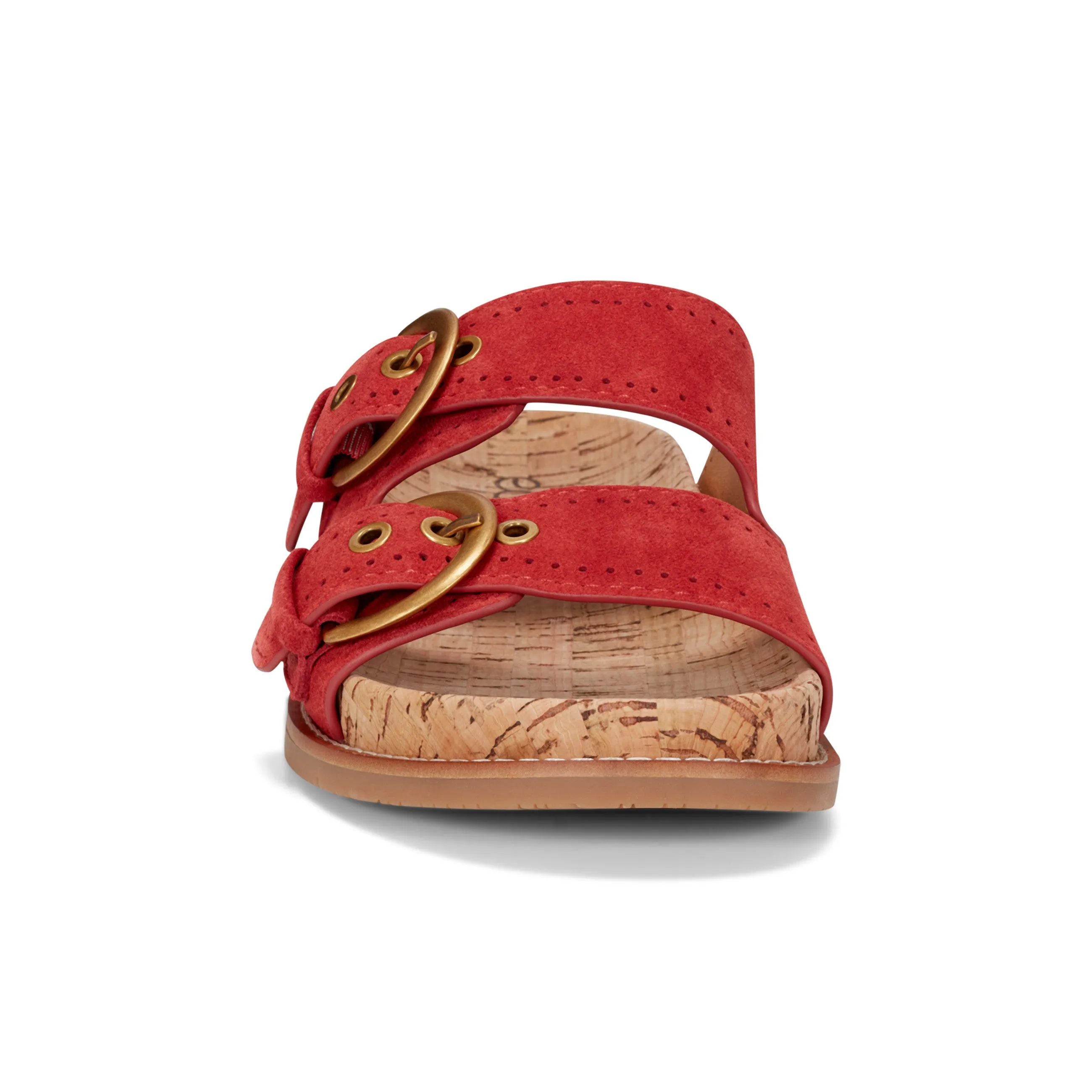 Francii Rundspitze Bequeme Schlupf-Flatsandalen
