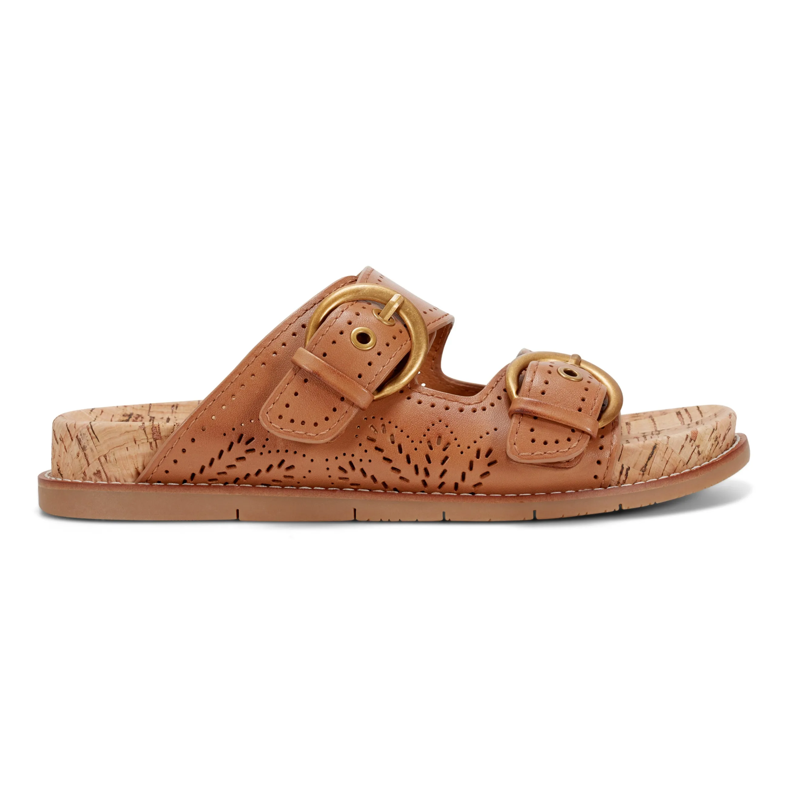 Francii Rundspitze Bequeme Schlupf-Flatsandalen
