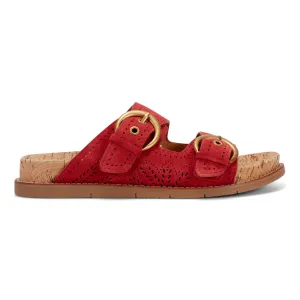 Francii Rundspitze Bequeme Schlupf-Flatsandalen