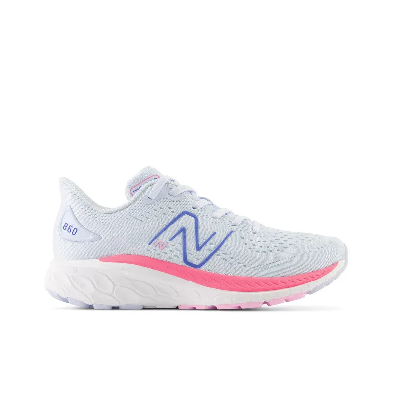 Fresh Foam X 860v13 - Mondstaub mit Neonrosa - Schulkinder