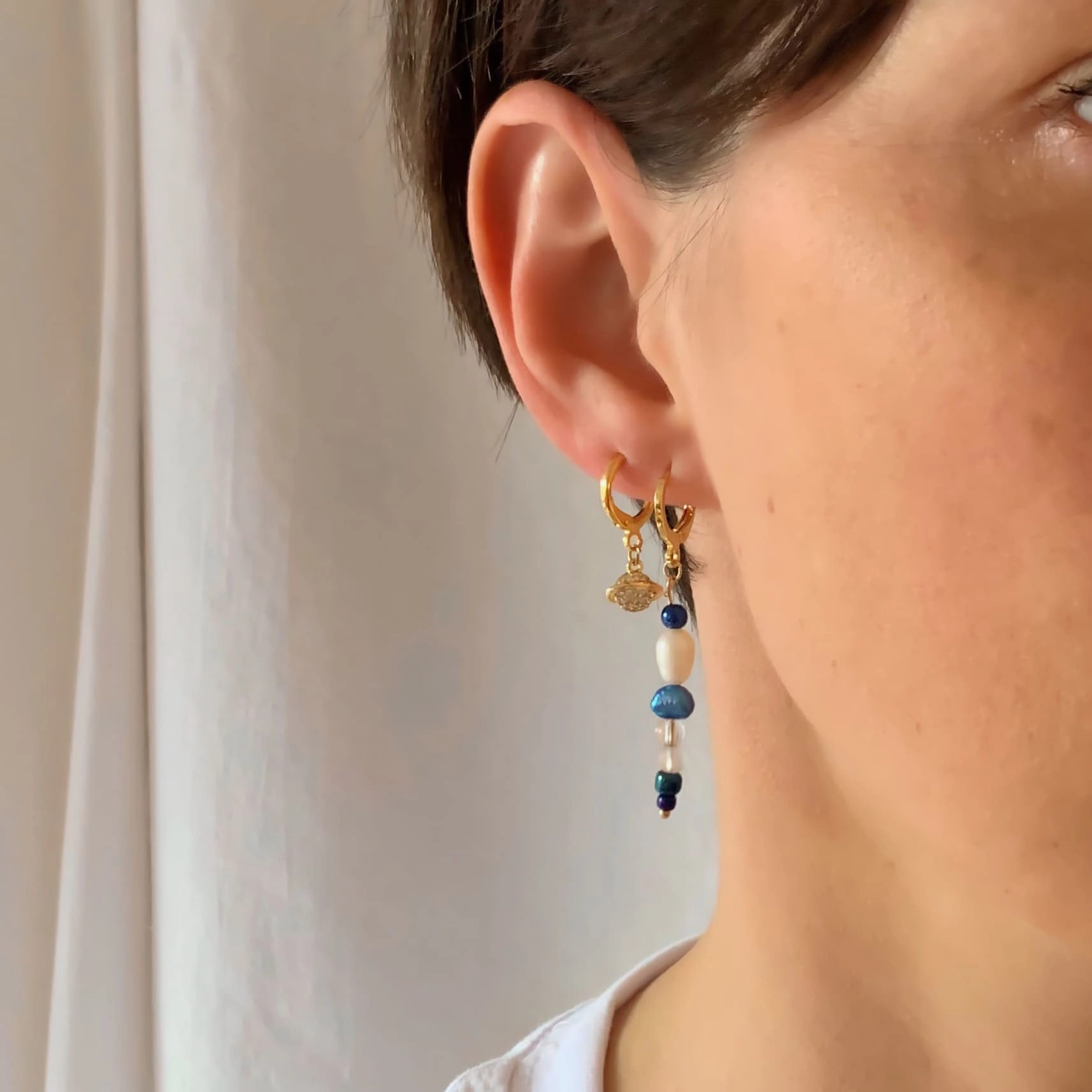 GALAXY IN HER EYES HOOP