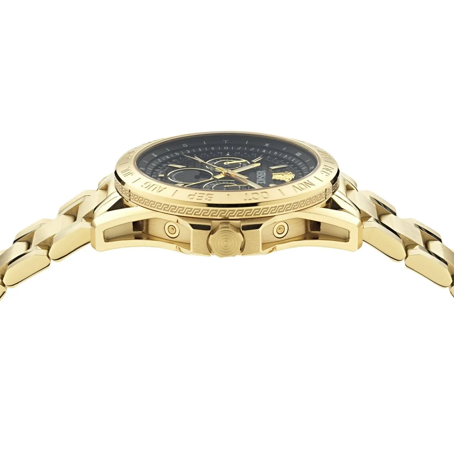 Gents Galaxy Moonph Black Guilloch Uhr VE0K00425