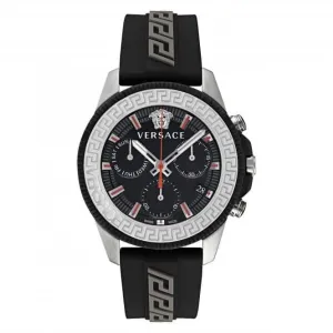 Herren Greca Act Edelstahl Armbanduhr Schwarz VE3J00222