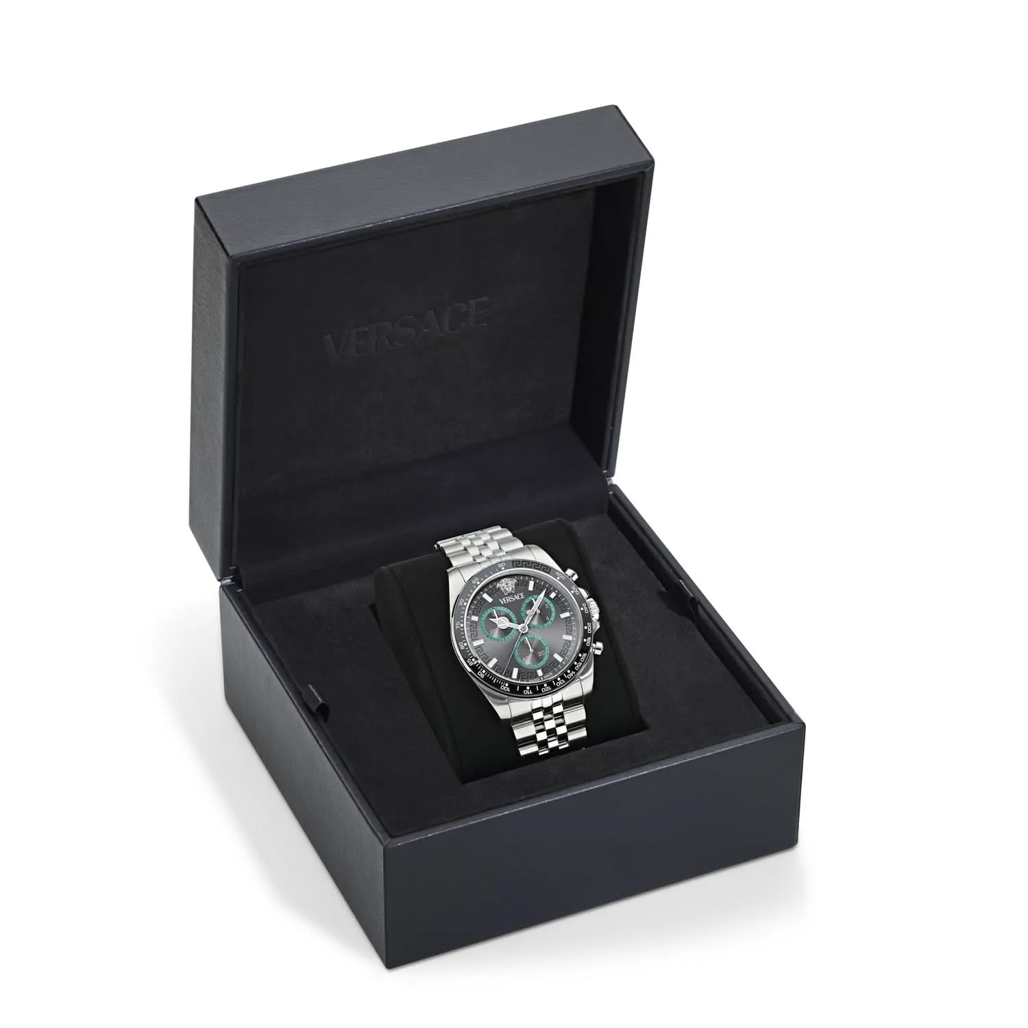 Herrenuhr Greca Chr Welle Grau VE0H00325