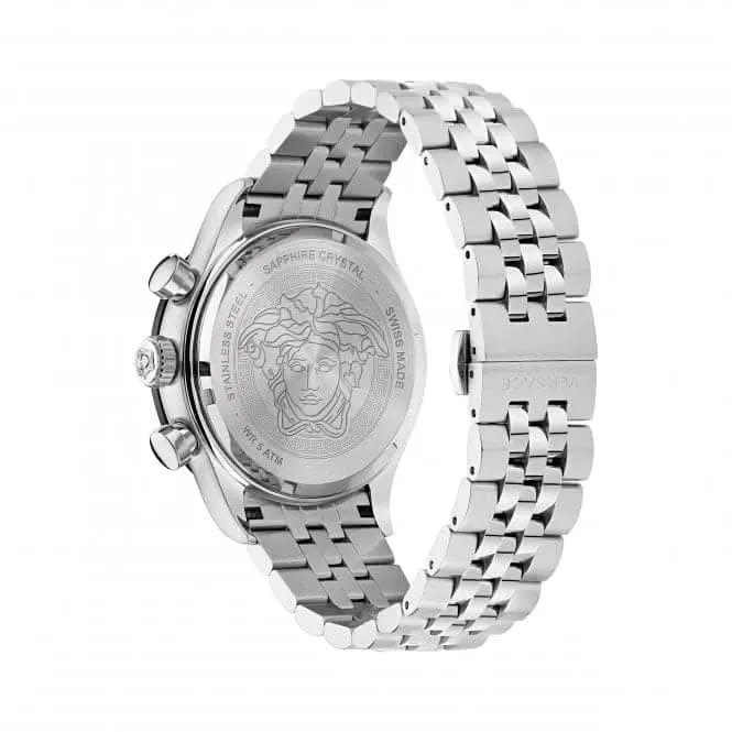Gents Hellenyium Edelstahl Schwarze Uhr VE2U00322