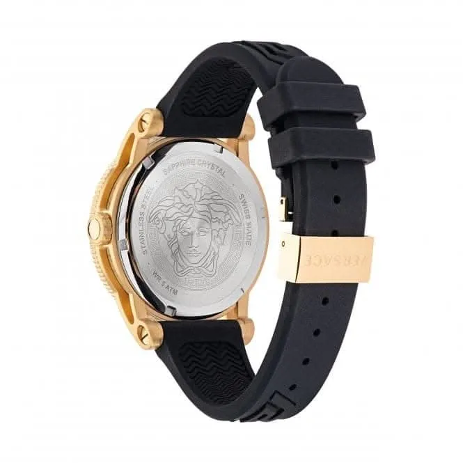 Herren V-Palazzo Armbanduhr in Goldton VE2V00222
