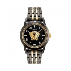 Herren V-Palazzo Ip Schwarze Uhr VE2V00422