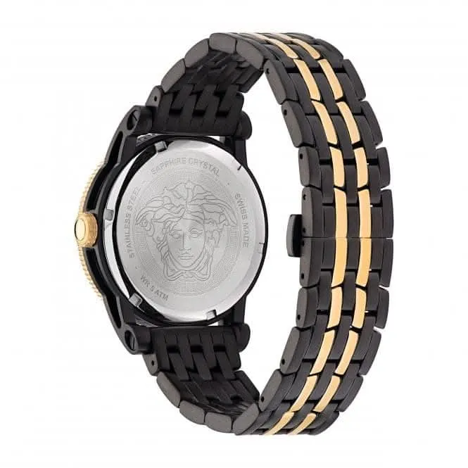 Herren V-Palazzo Ip Schwarze Uhr VE2V00422