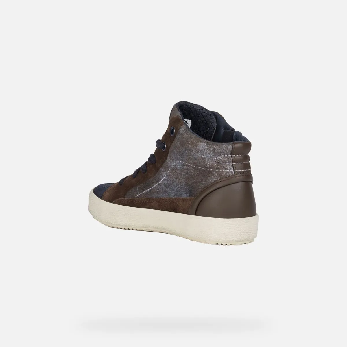 Geox Jungen Alonisso Braun/Marine Wildleder Hi (Größen 36-37)