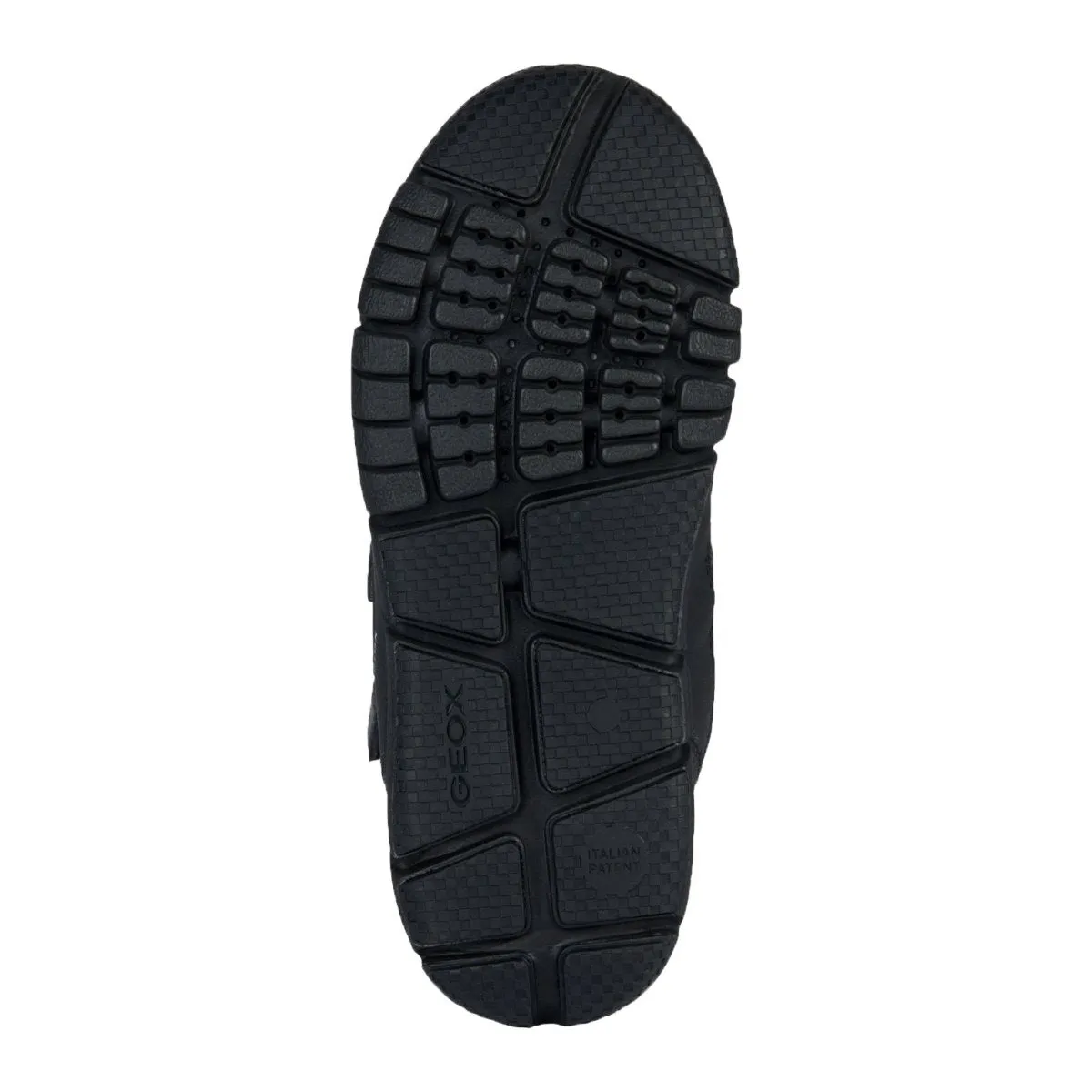 Geox Jungen (Größen 30-41) Flexyper Schwarz/Grau Hohe wasserdichte Schuhe