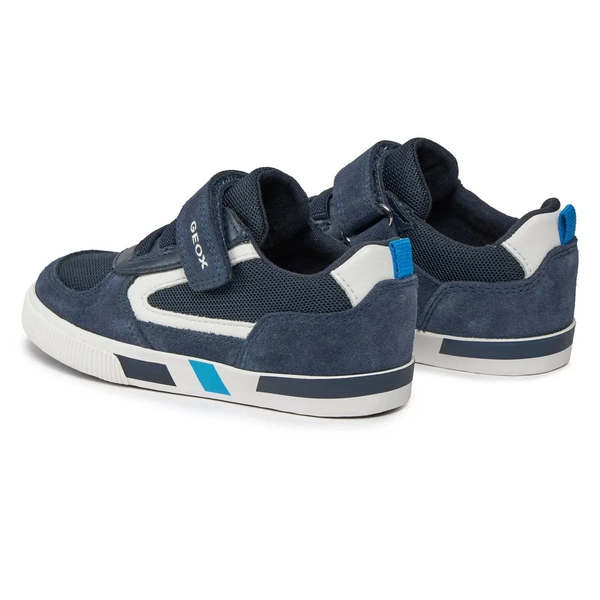 Geox Kleinkinderschuhe Kilwi Marineblau/Weiß Mesh (Größen 22-27)