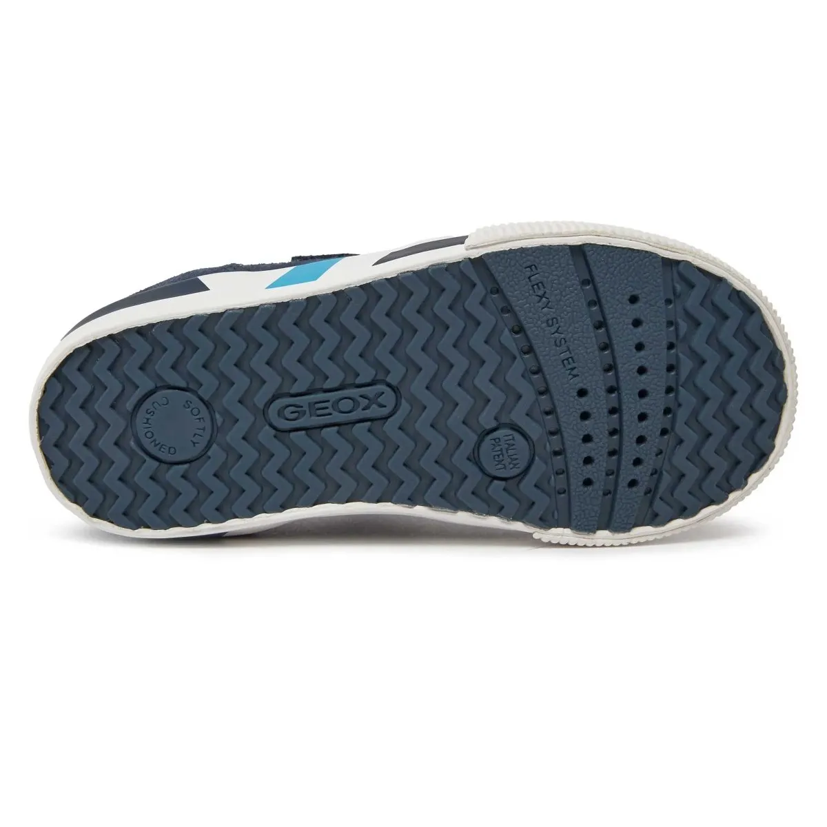 Geox Kleinkinderschuhe Kilwi Marineblau/Weiß Mesh (Größen 22-27)