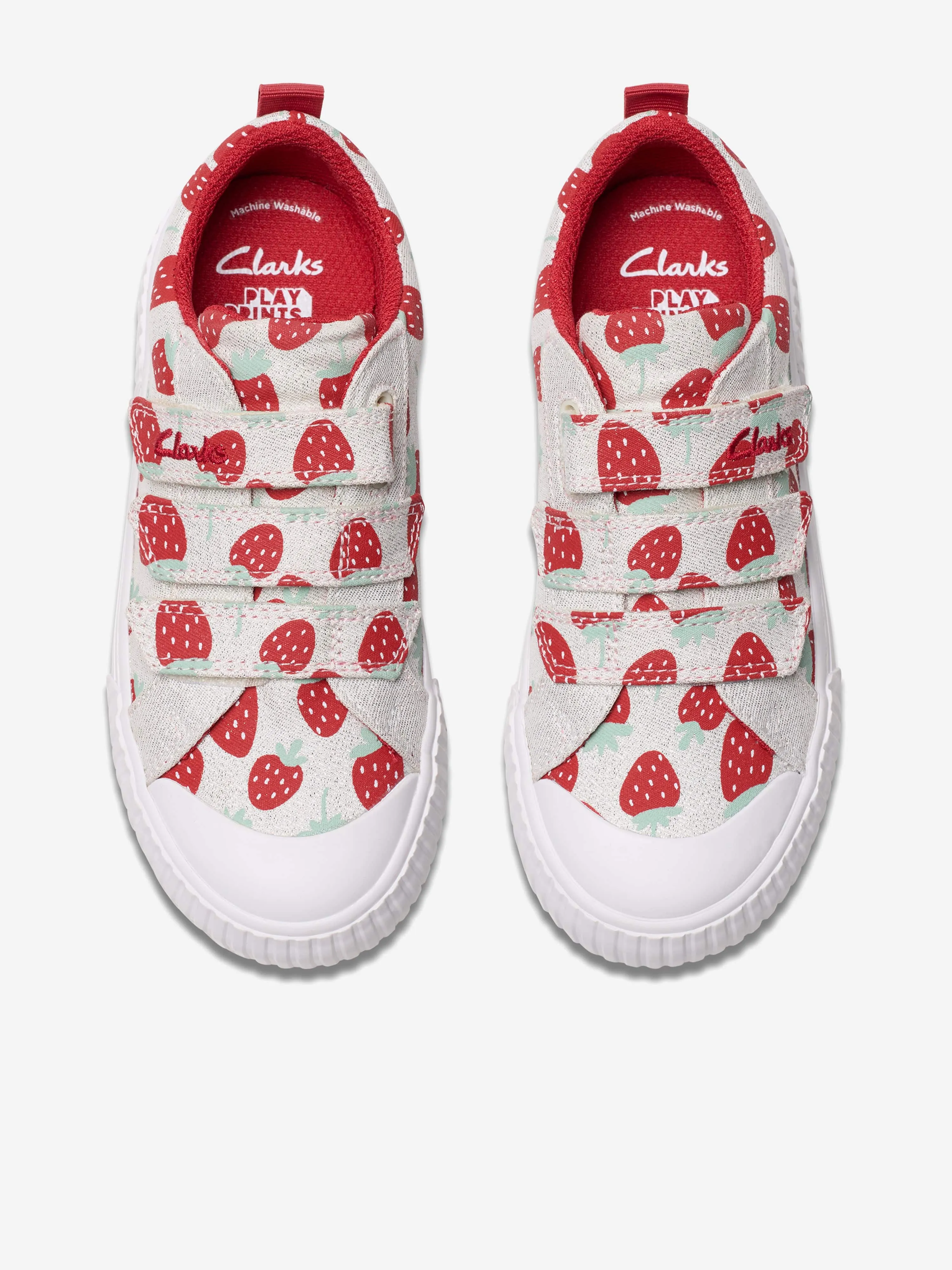 Mädchen Foxing Fraise Turnschuhe in Beige