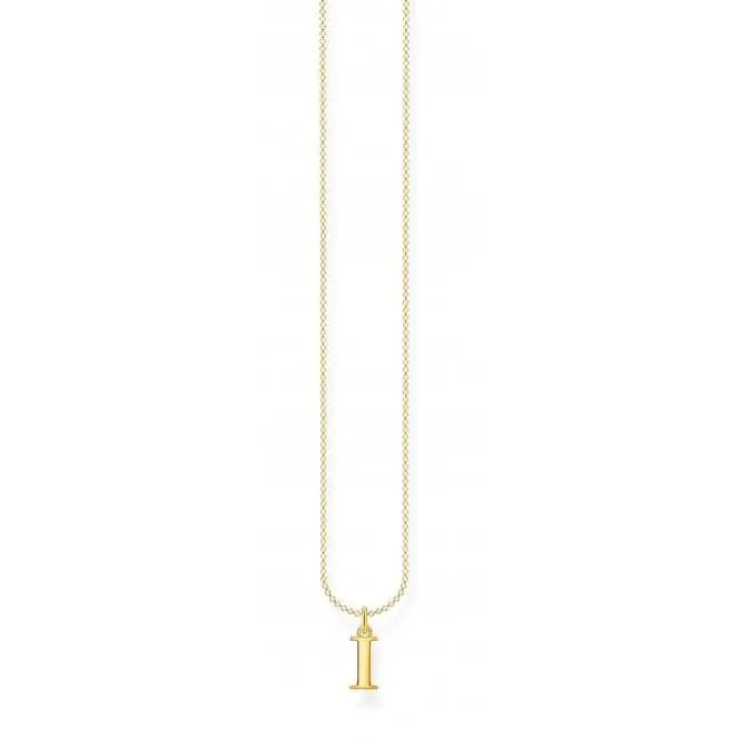 Vergoldete Buchstabe I Halskette KE2018-413-39-L45V Thomas Sabo Halsketten