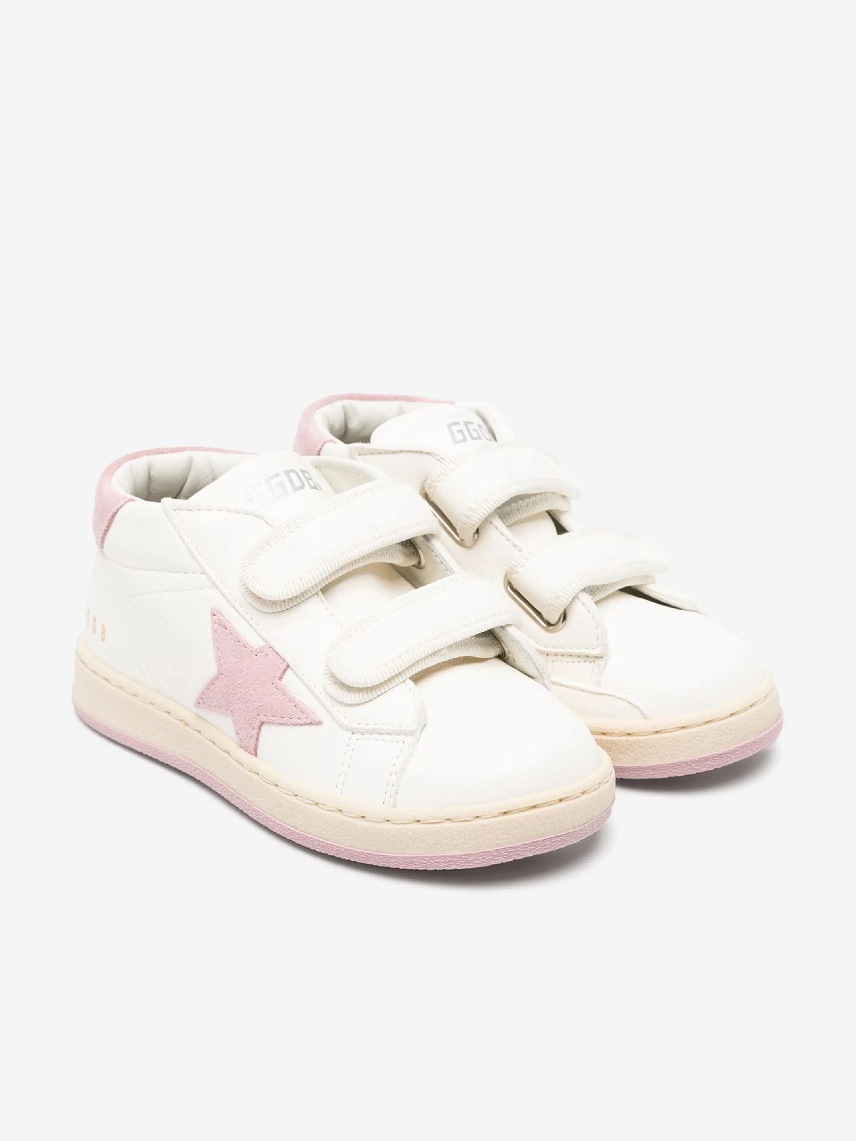 Golden Goose Mädchen Leder und Wildleder Star Juni Trainingsschuhe in Weiß