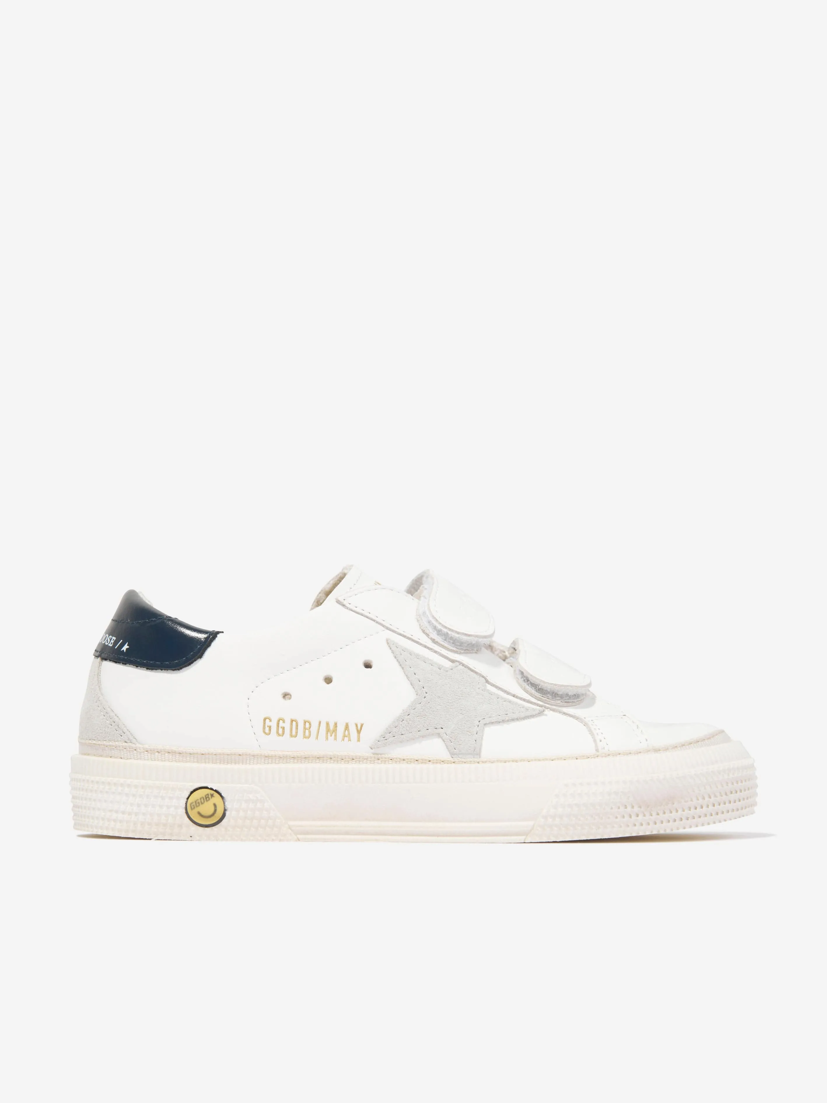 Golden Goose Kids Leder Star May Schulschuhe in Weiß