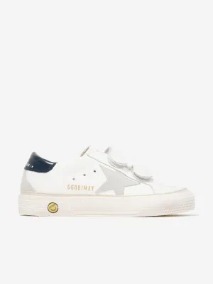 Golden Goose Kids Leder Star May Schulschuhe in Weiß