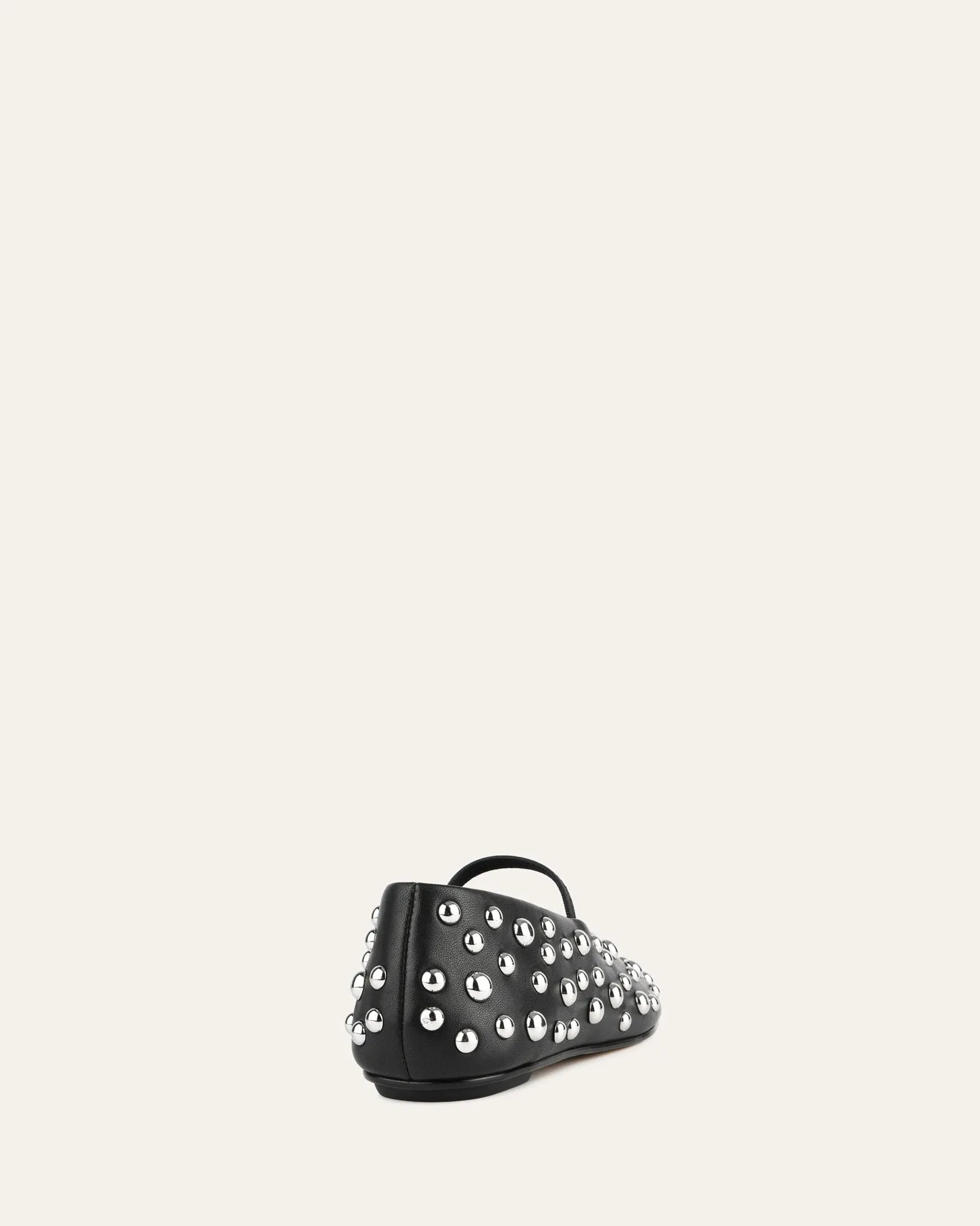 GOLDIE CASUAL FLATS SCHWARZES LEDER