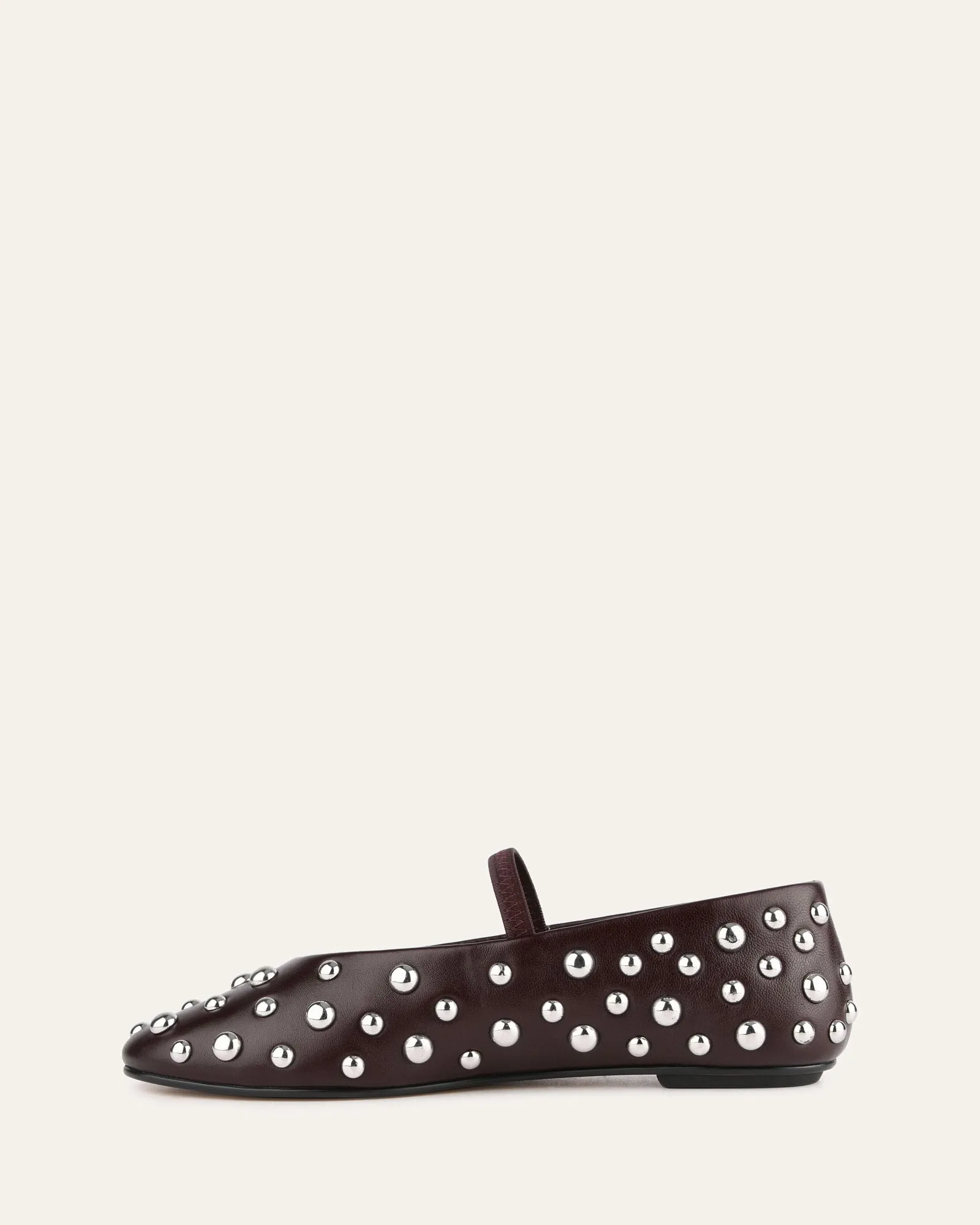 GOLDIE CASUAL FLATS MERLOT LEDER