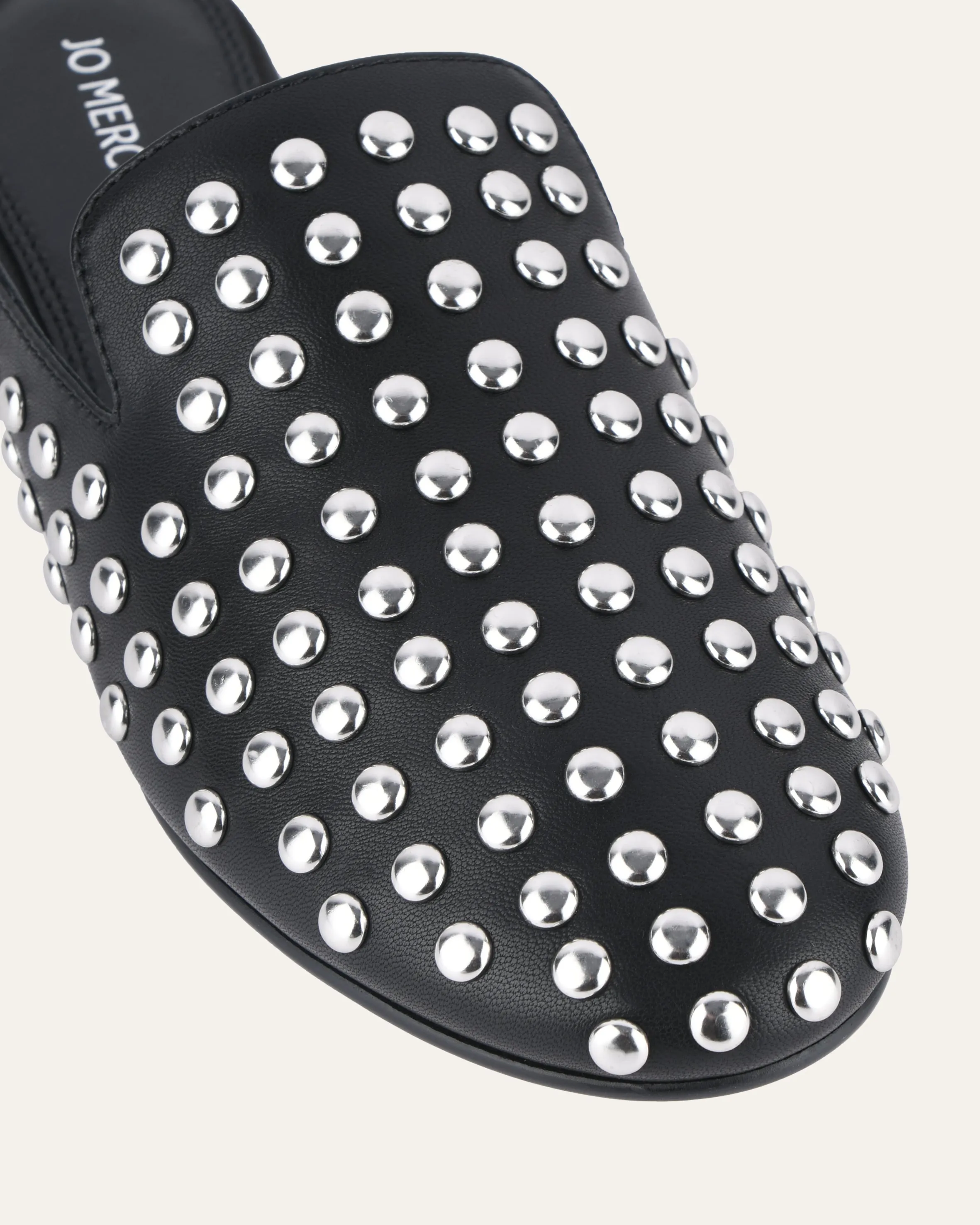 GRACIE CASUAL FLATS SCHWARZES LEDER