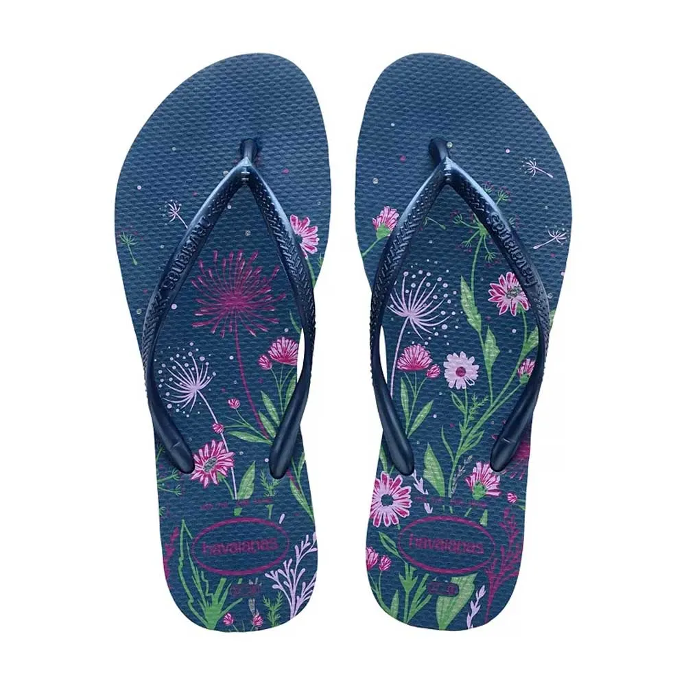 Havaianas Mädchen Slim Organic Bequemes Blau