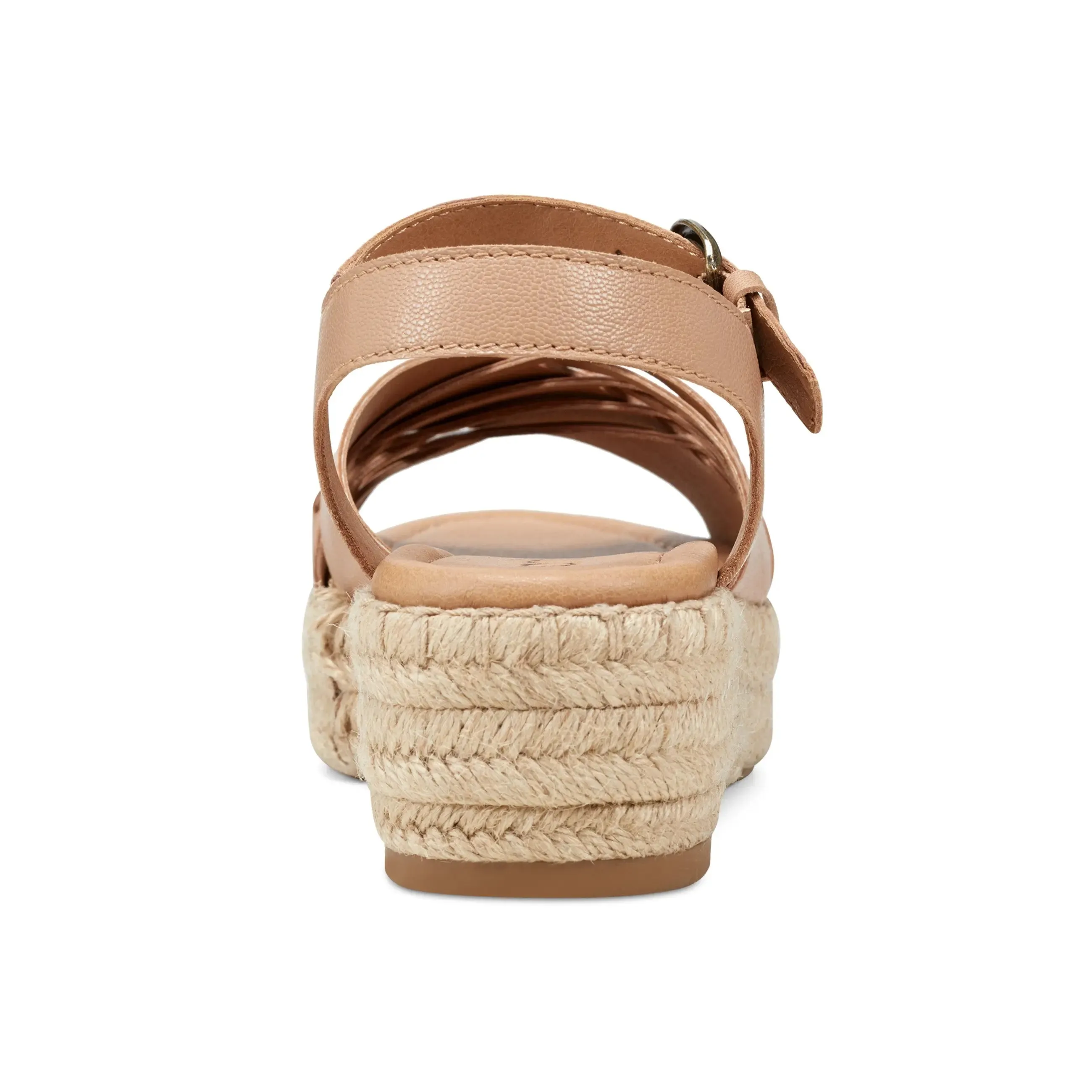 Hilda Freizeit-Espadrilles mit offener Spitze und Plateauabsatz
