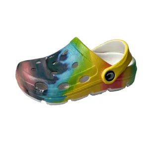 Island Surf Clogs für Kleinkinder im Tye-Dye-Design