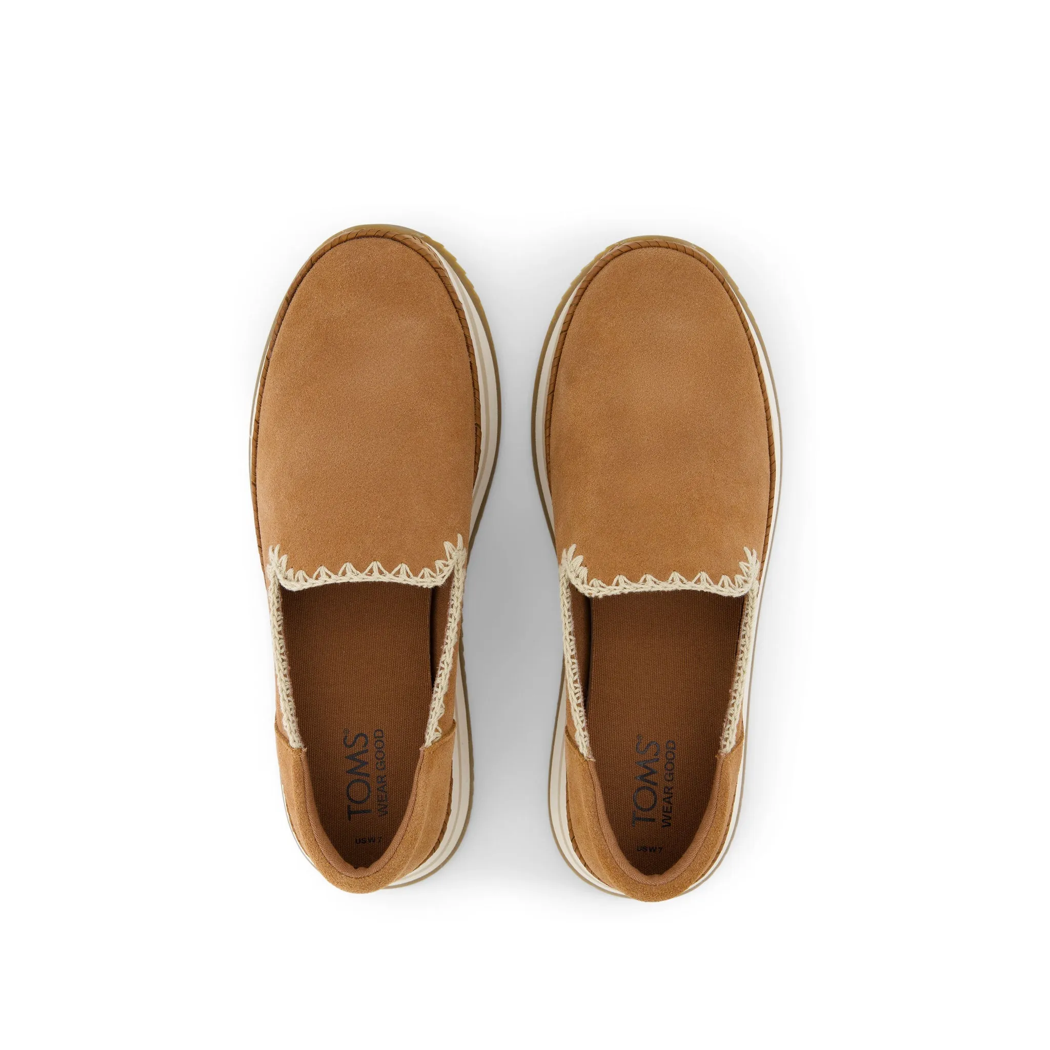 Jocelyn Brown Wildleder Deco-Stich Espadrille Sneaker