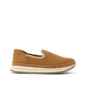 Jocelyn Brown Wildleder Deco-Stich Espadrille Sneaker