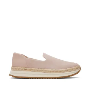 Jocelyn Pink Wildleder Espadrille Sneaker