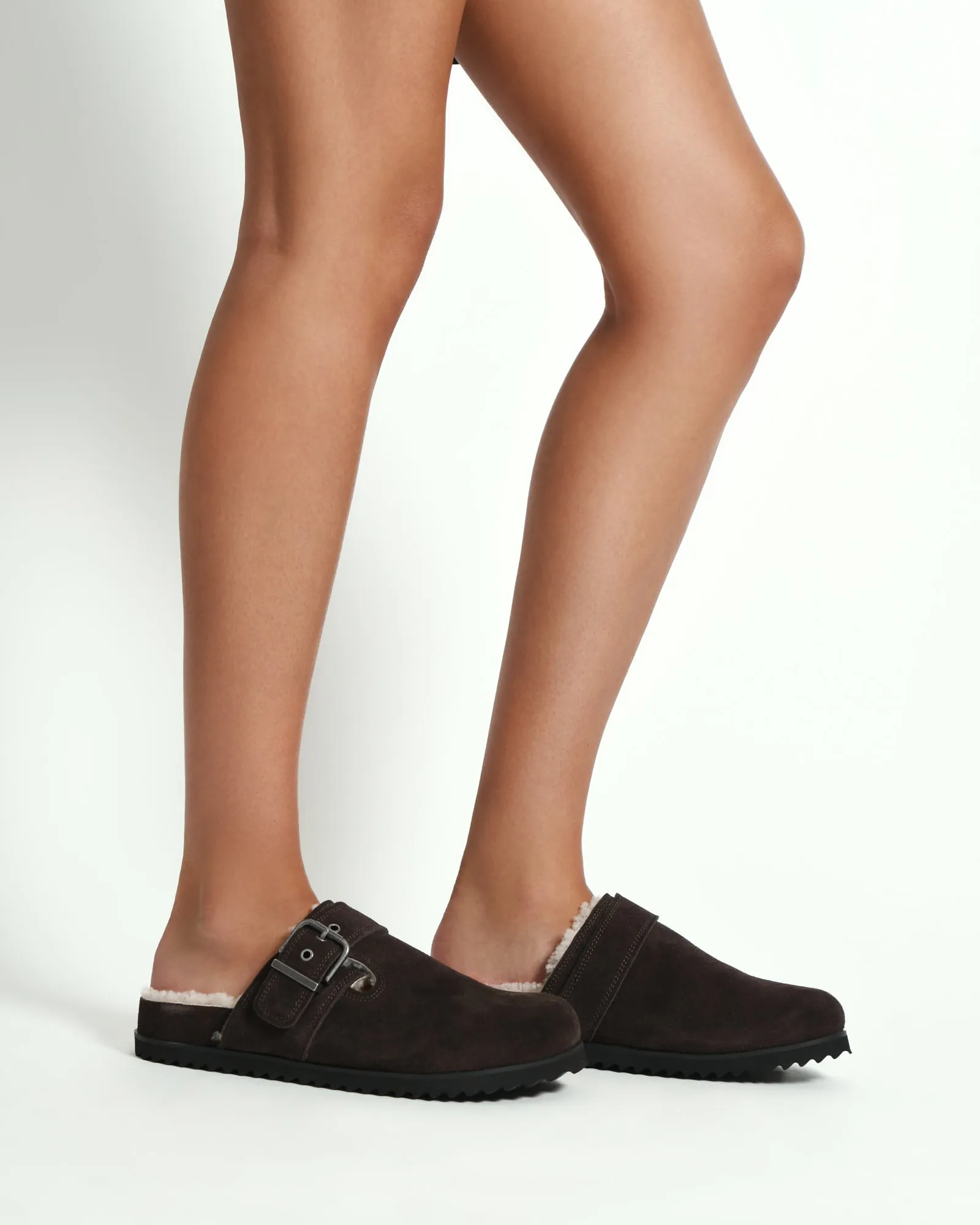 JUNIPER CASUAL FLATS BITTER SCHOKO SUEDE