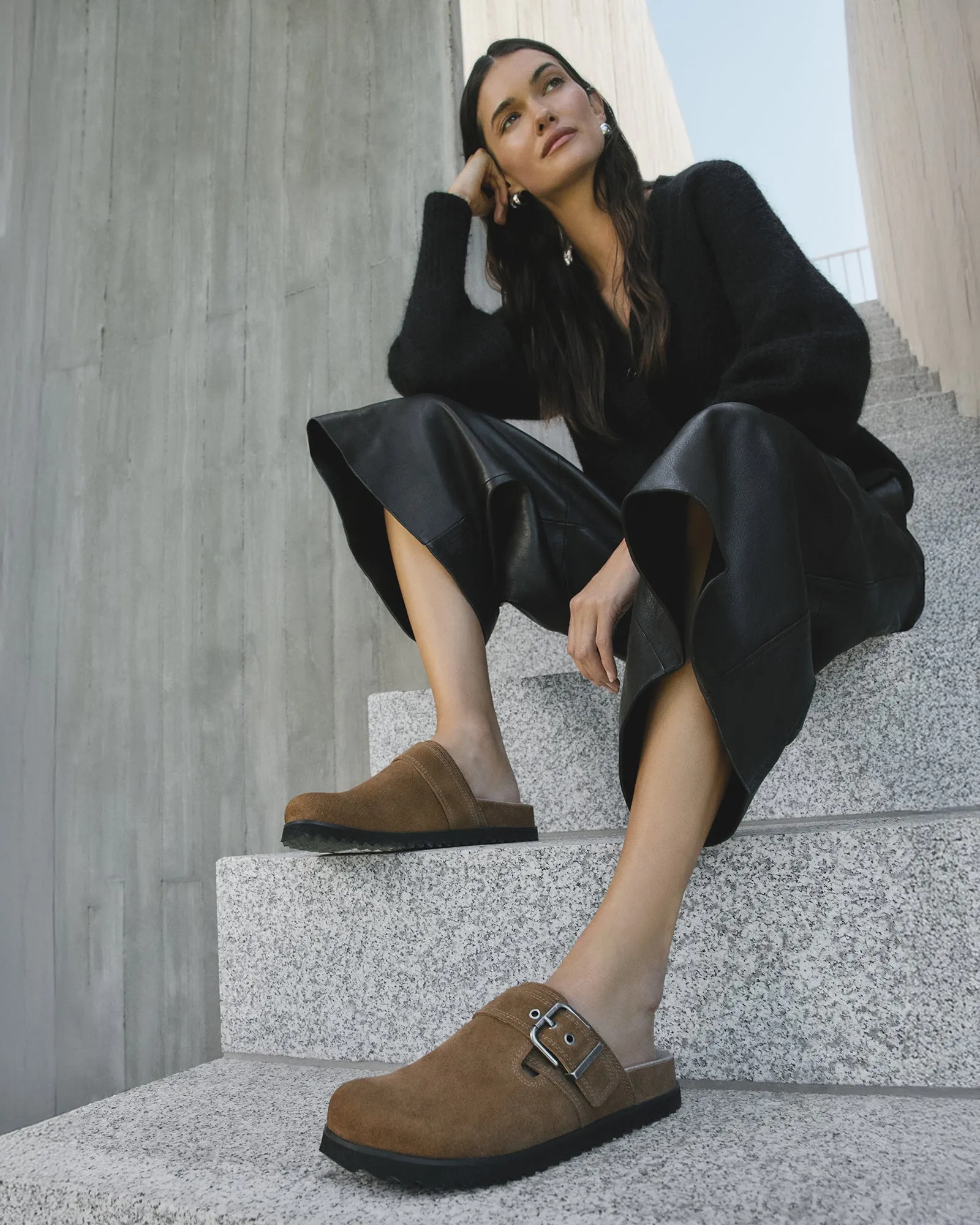 JUNO CASUAL FLATS BISKUIT WILDLEDER