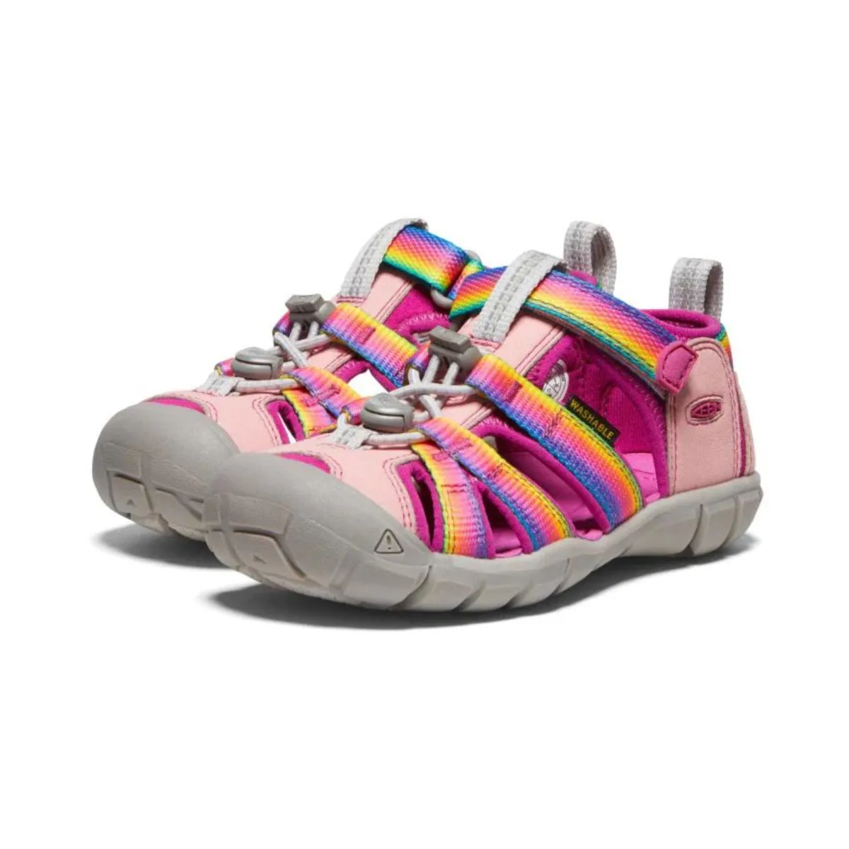 Keen Toddlers' Seacamp II CNX Regenbogen/Festival Fuchsia