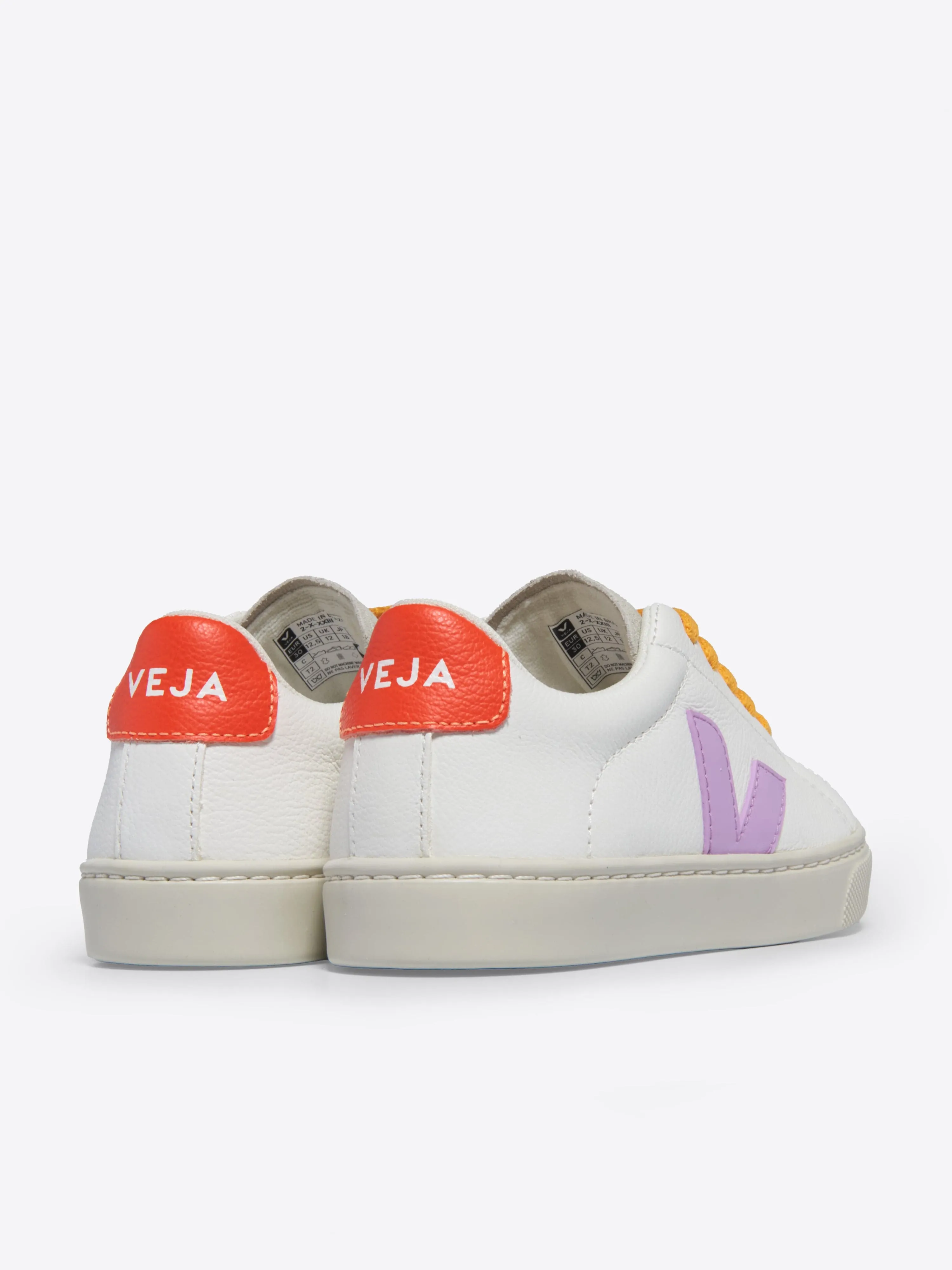 Kinder-Schnürsenkel-Ledersneaker Esplar in Weiß