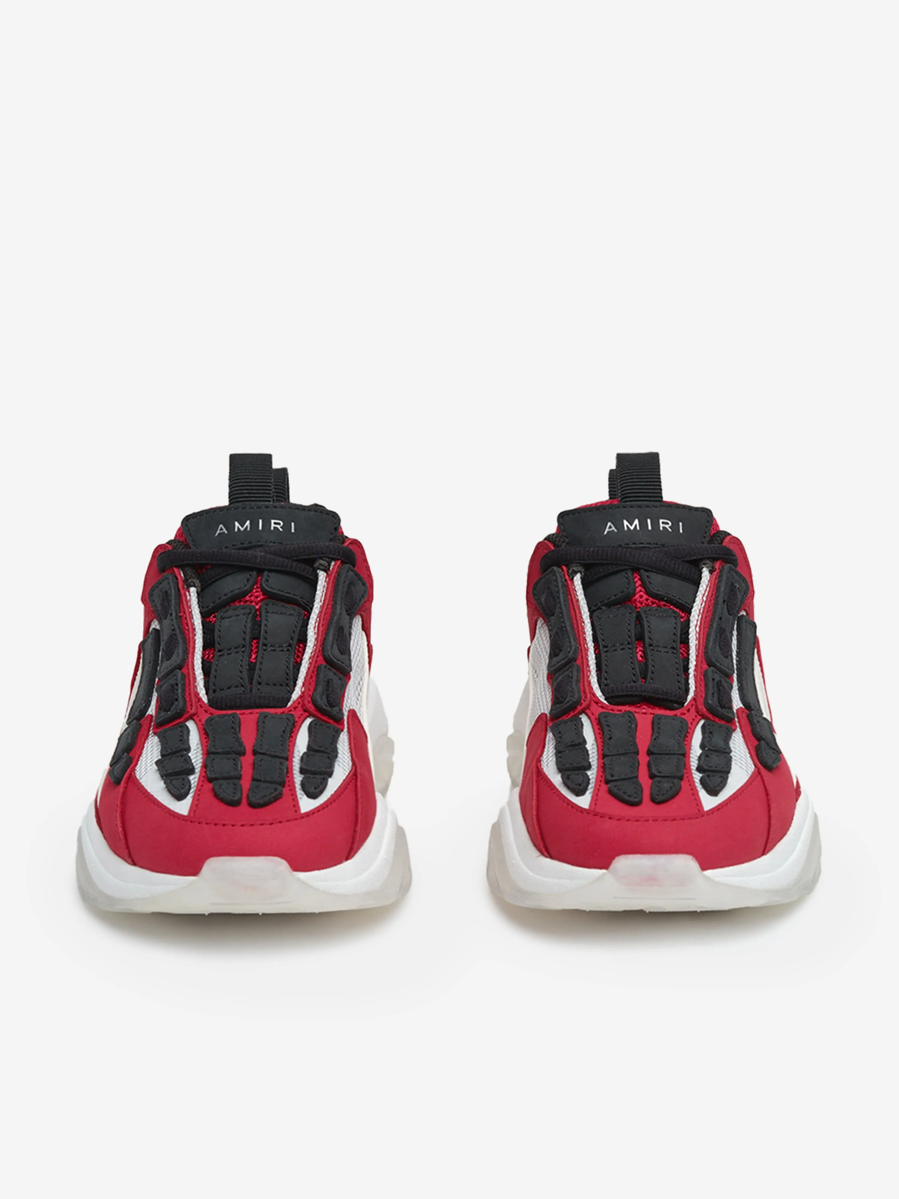 Kinder Leder Bone Runner Turnschuhe in Rot