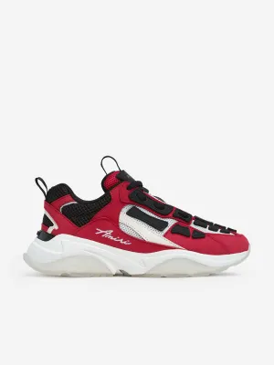 Kinder Leder Bone Runner Turnschuhe in Rot