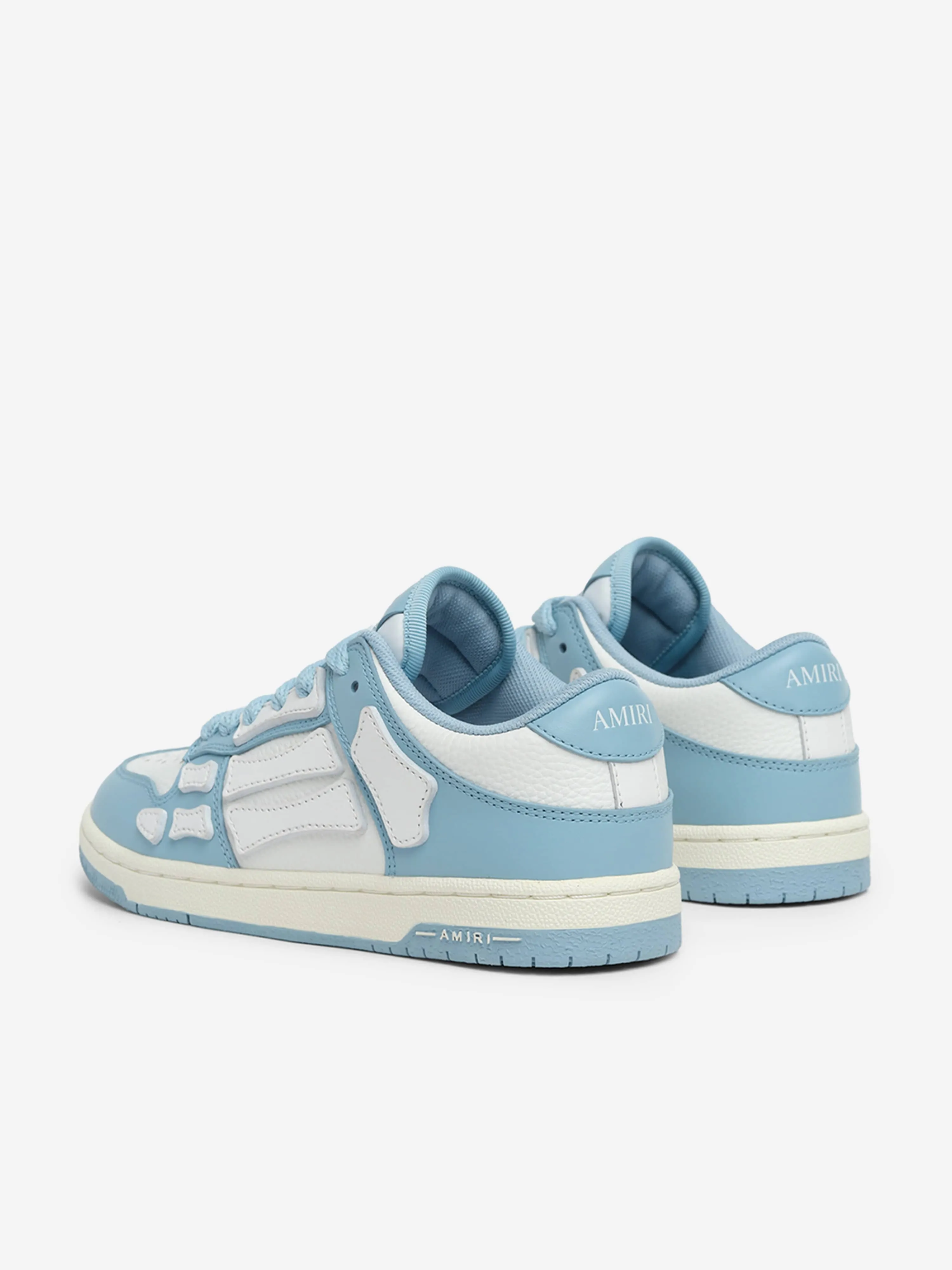 Kinder Leder Skel Top Low Turnschuhe in Blau