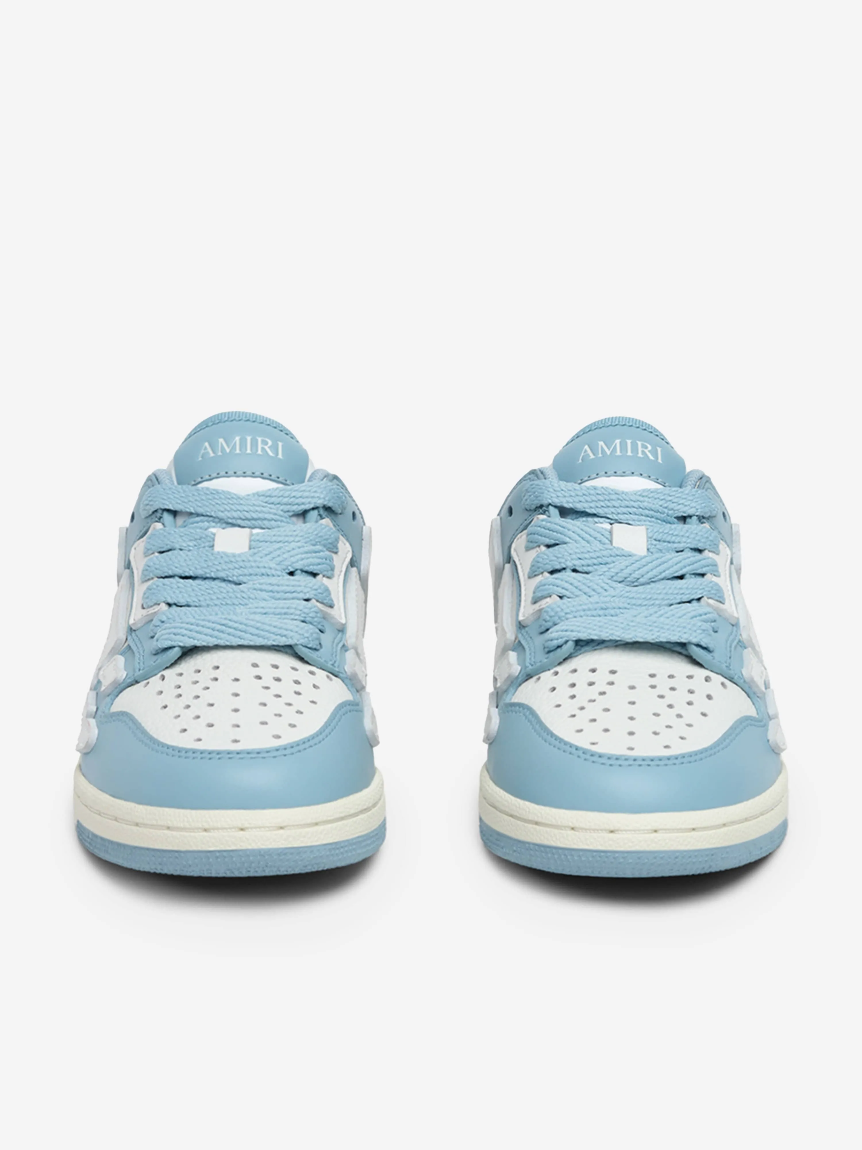 Kinder Leder Skel Top Low Turnschuhe in Blau