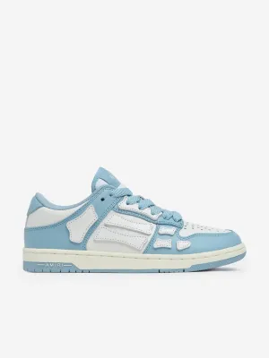 Kinder Leder Skel Top Low Turnschuhe in Blau