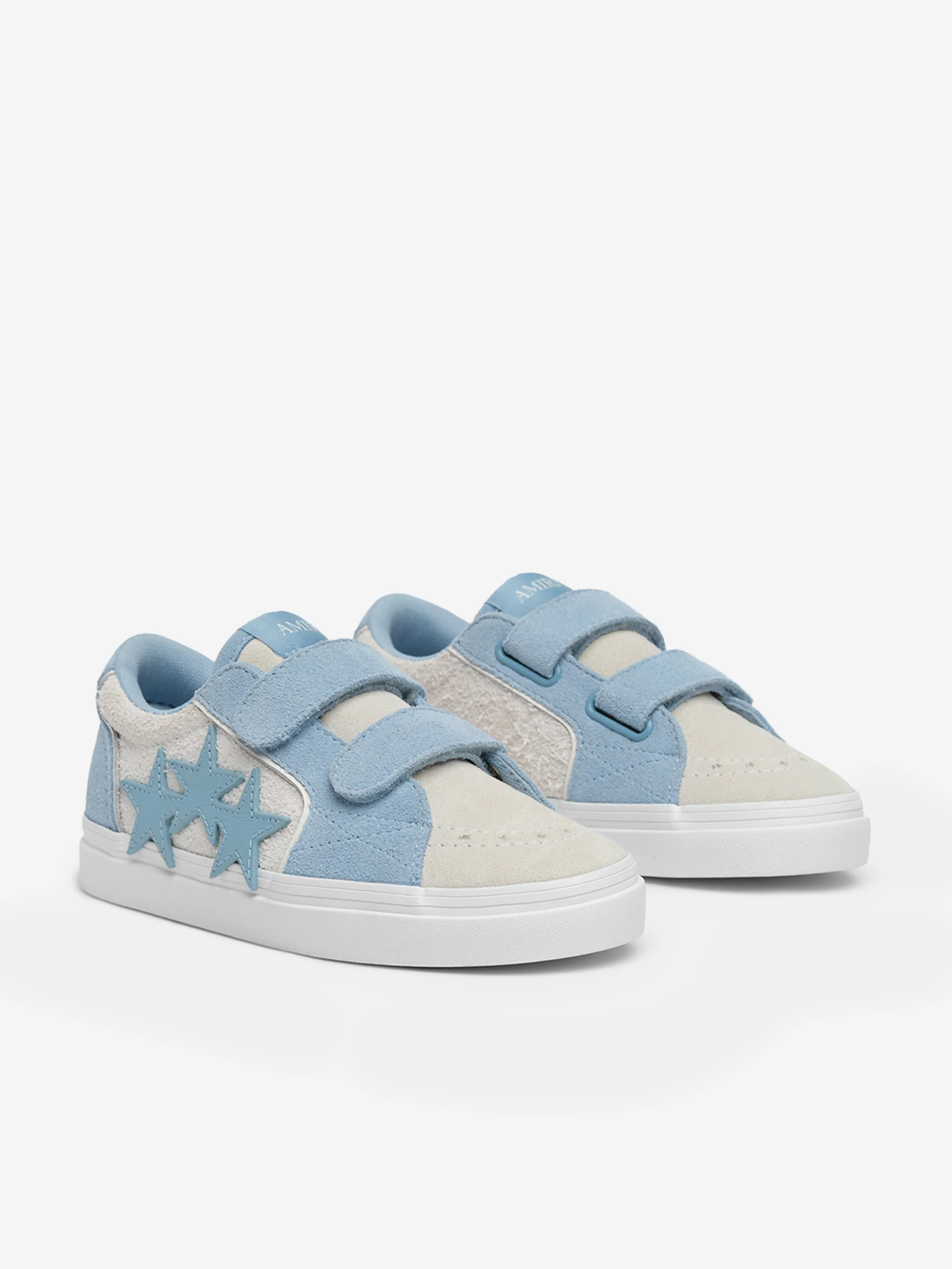 Kinder Leder Sunset Skate Low Sneaker in Blau
