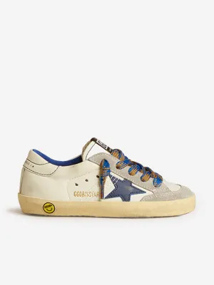Kinderschuhe aus Leder Super-Star Penstar Classic Trainers in Weiß