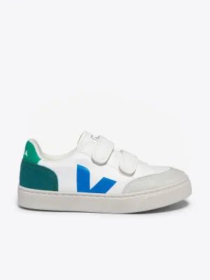 Kinder Leder V-12 Turnschuhe in Weiß