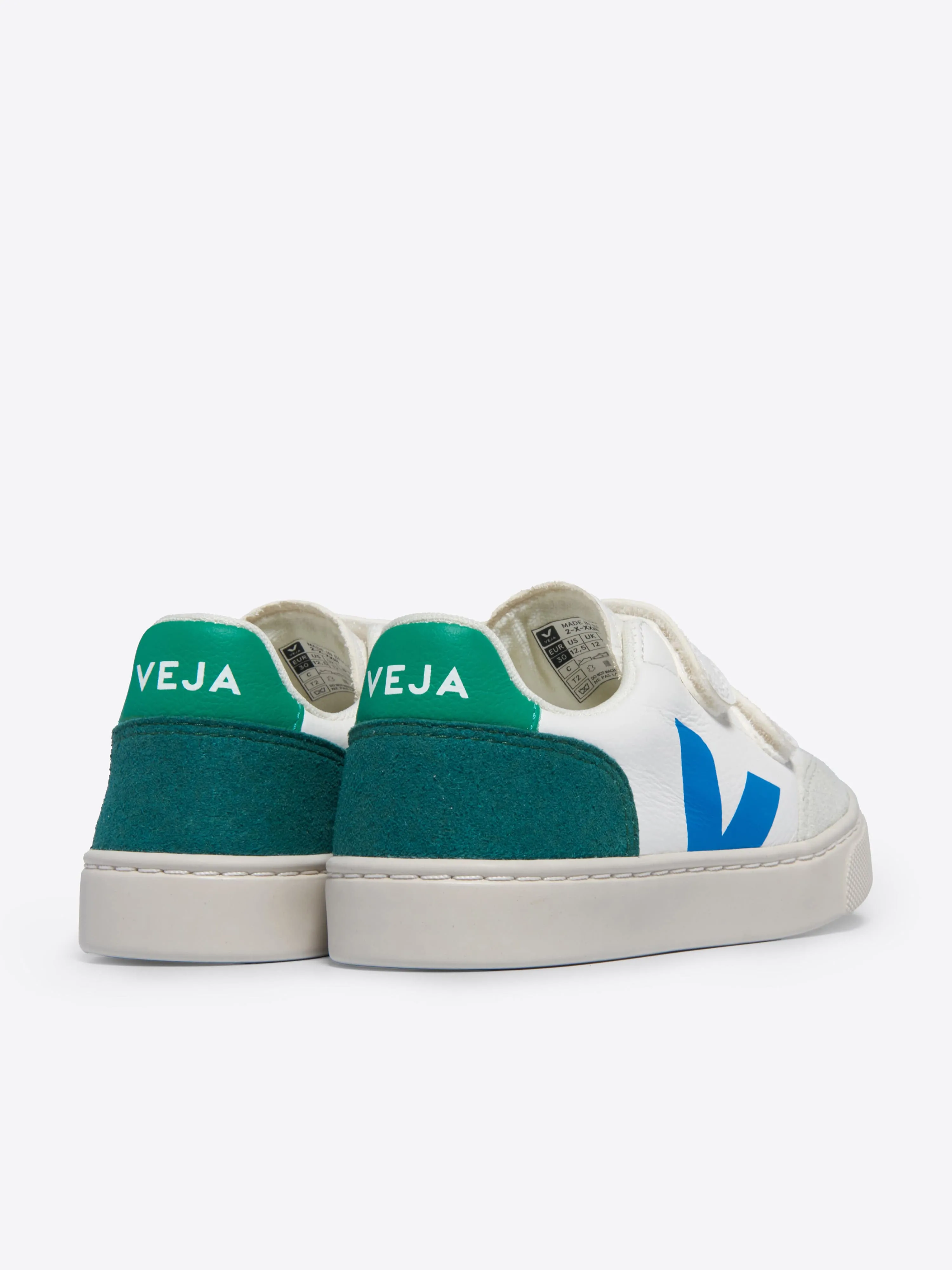 Kinder Leder V-12 Turnschuhe in Weiß